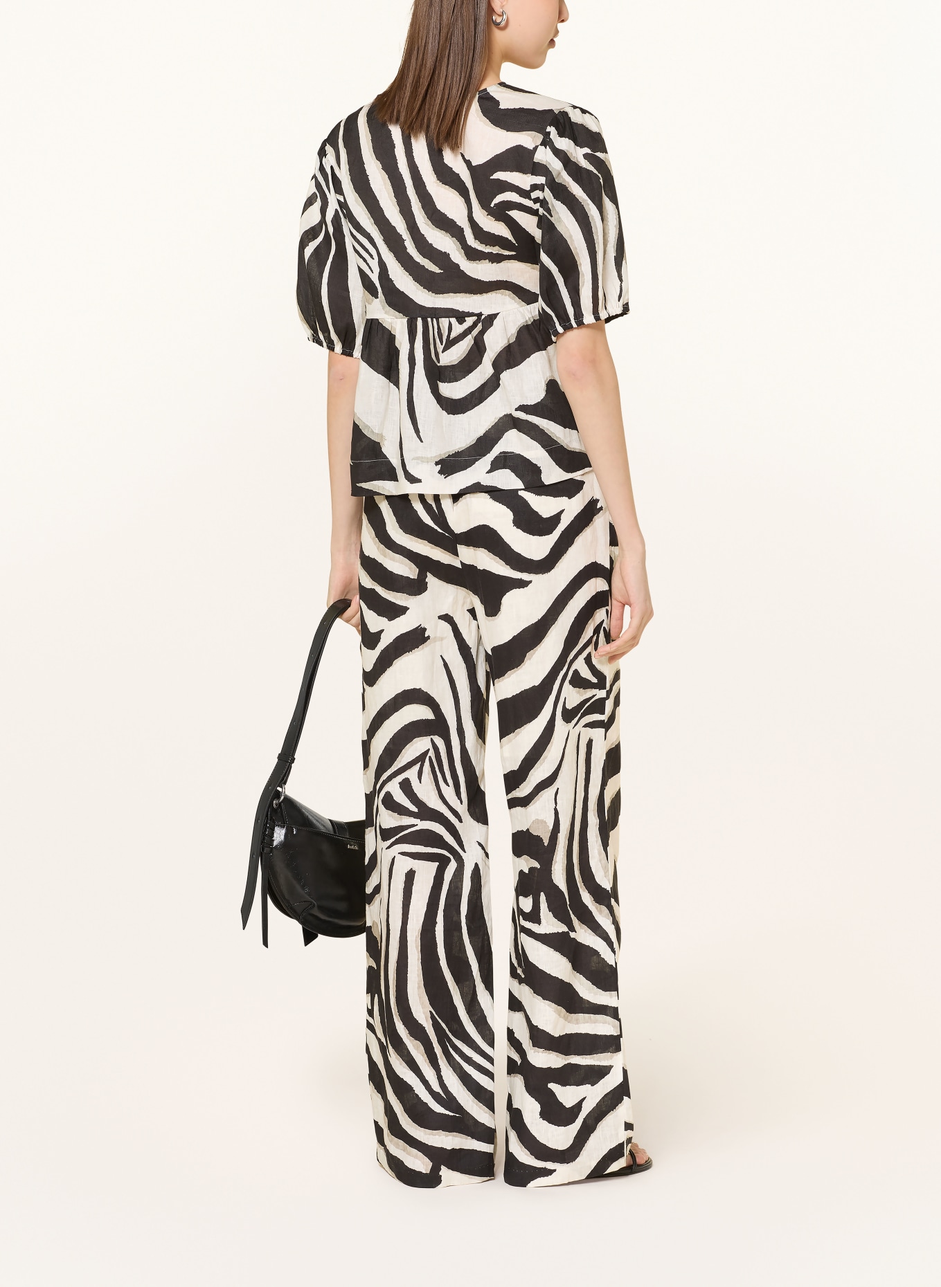 MRS & HUGS linen pants: zebraFS26