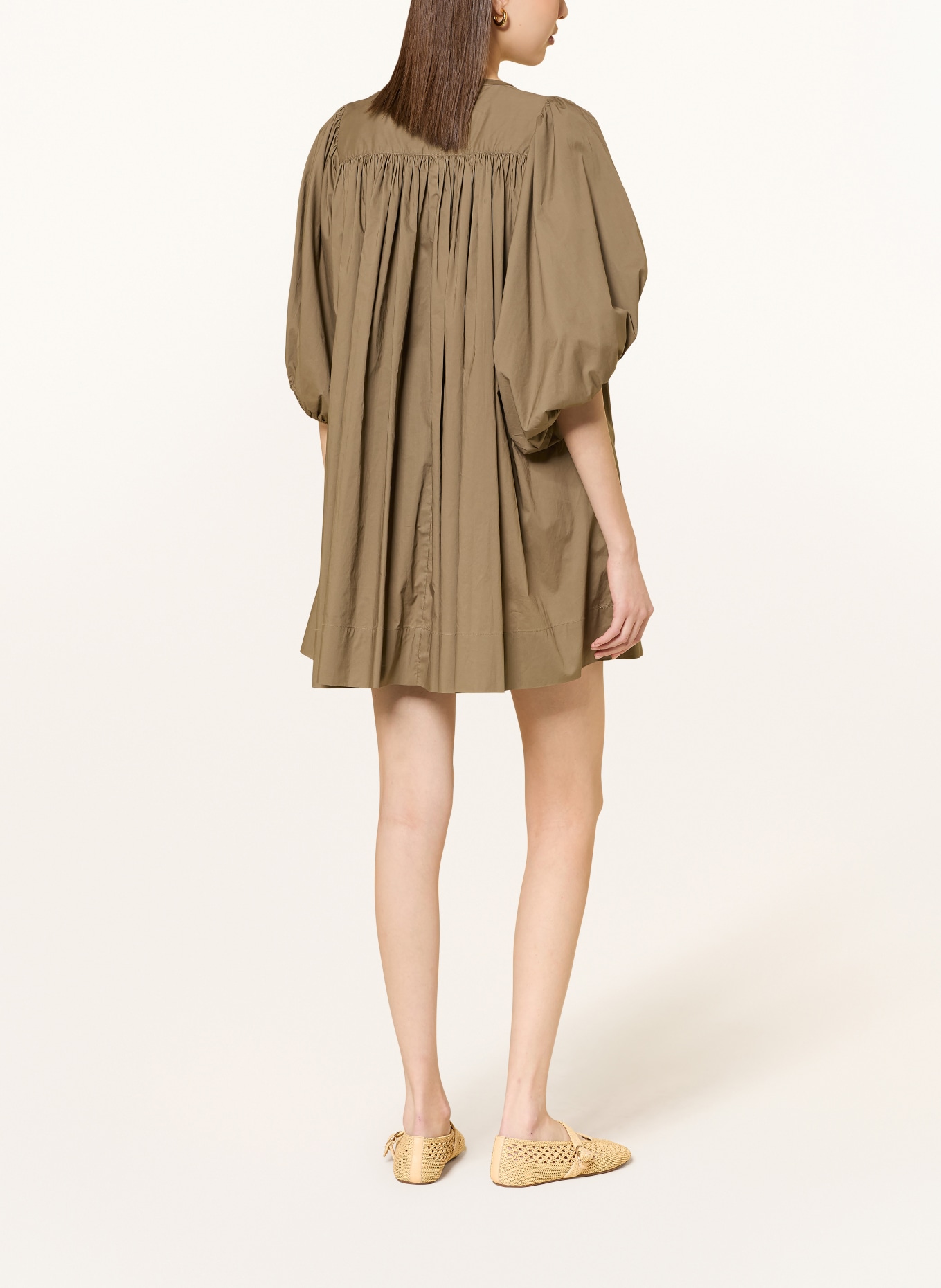 MRS & HUGS Kleid mit 3/4-Ärmel: KHAKI