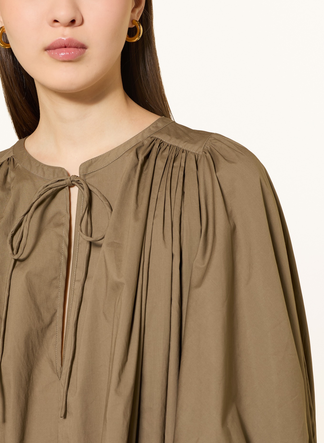 MRS & HUGS Kleid mit 3/4-Ärmel: KHAKI