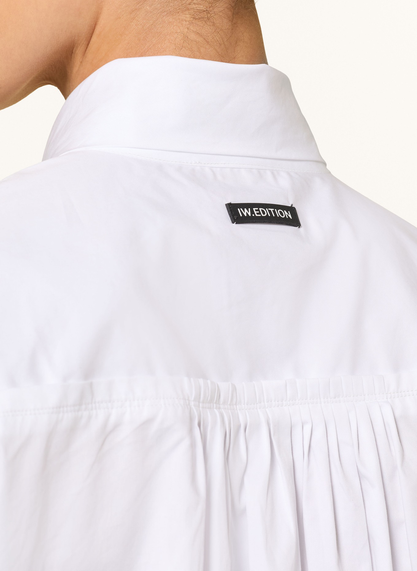 InWear CAPELLAIW shirt blouse with bow tie: WHITE