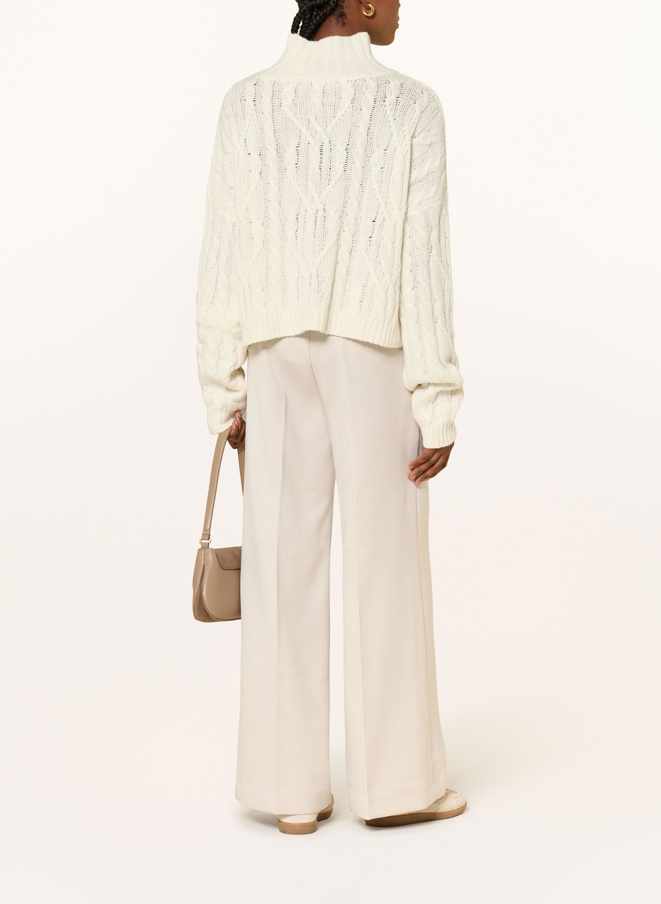 InWear HOLLYNIW wide-leg pants: ECRU