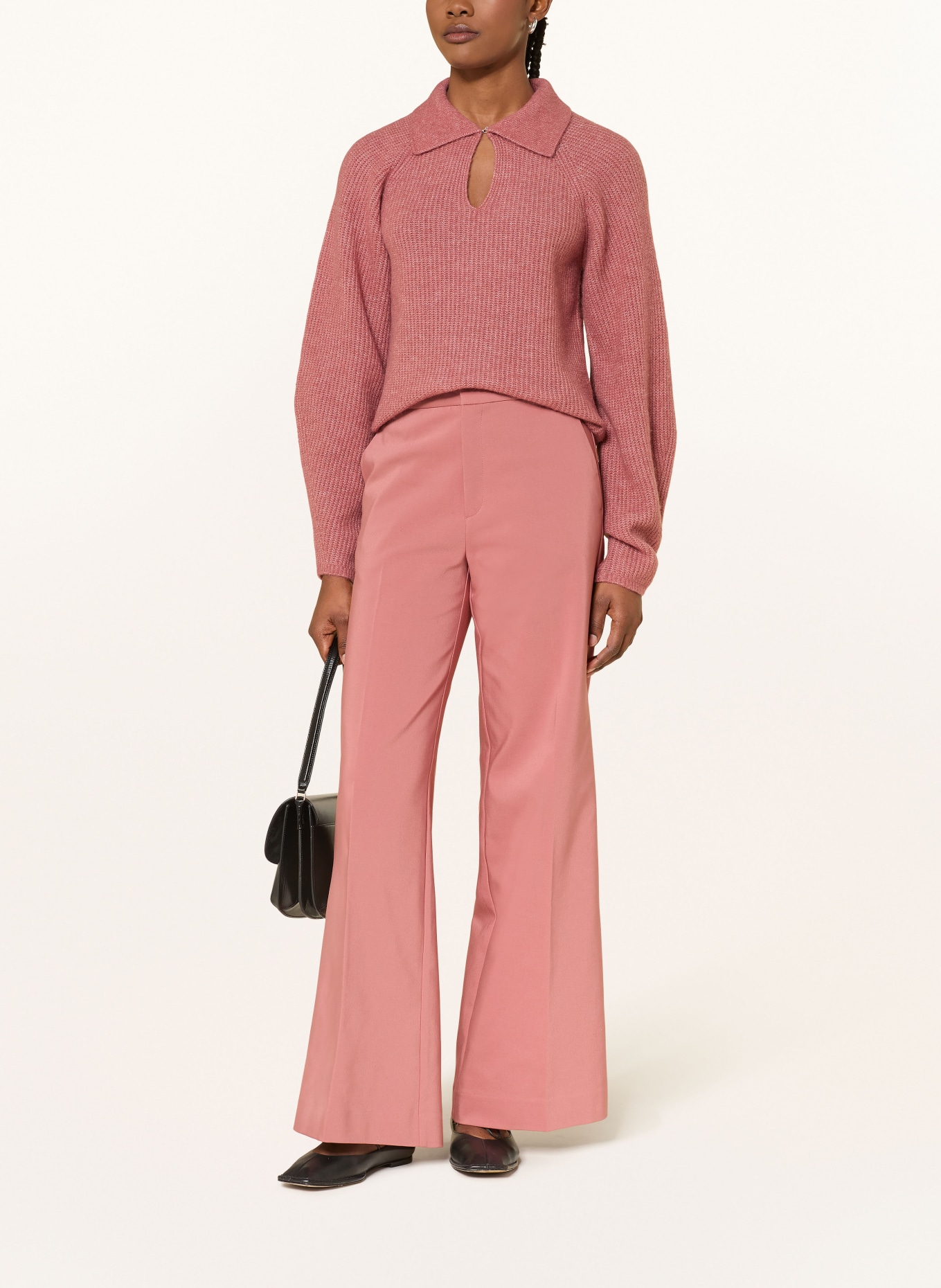 InWear ZELLAIW wide-leg pants: DUSKY PINK