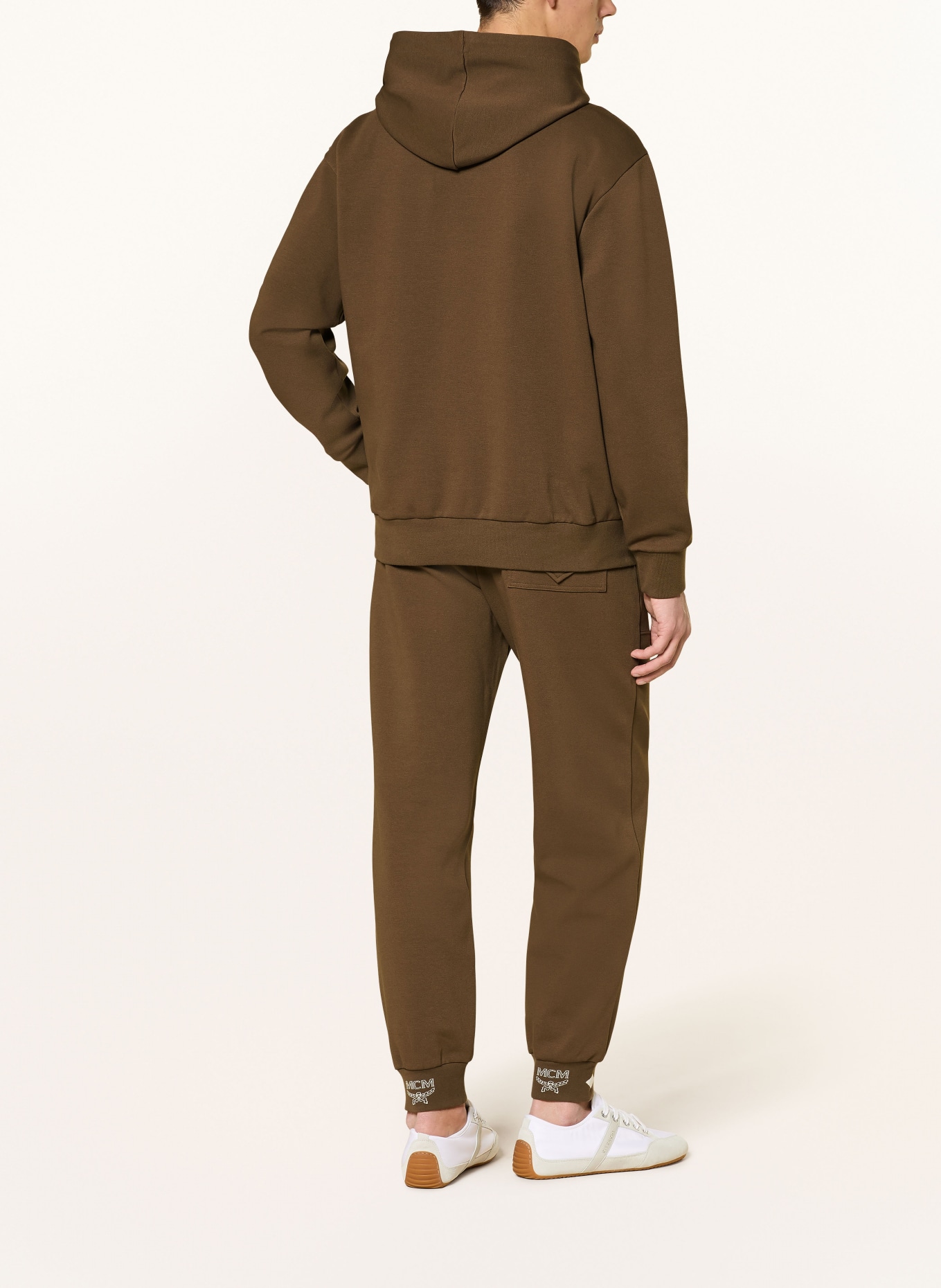 MCM ESSENTIAL sweatpants: KHAKI / CREAM