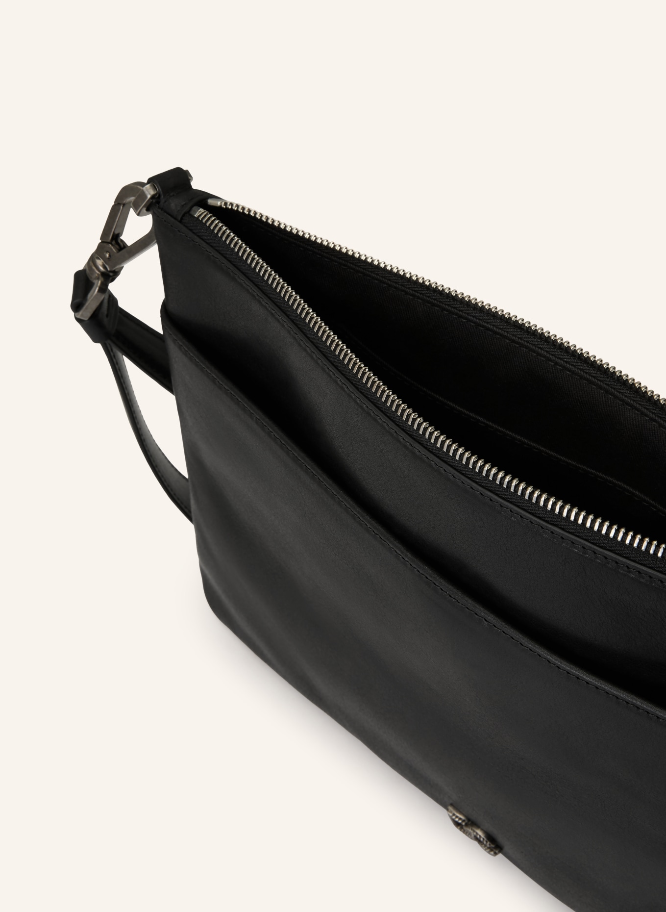 DOLCE & GABBANA Pouch: BLACK / SILVER