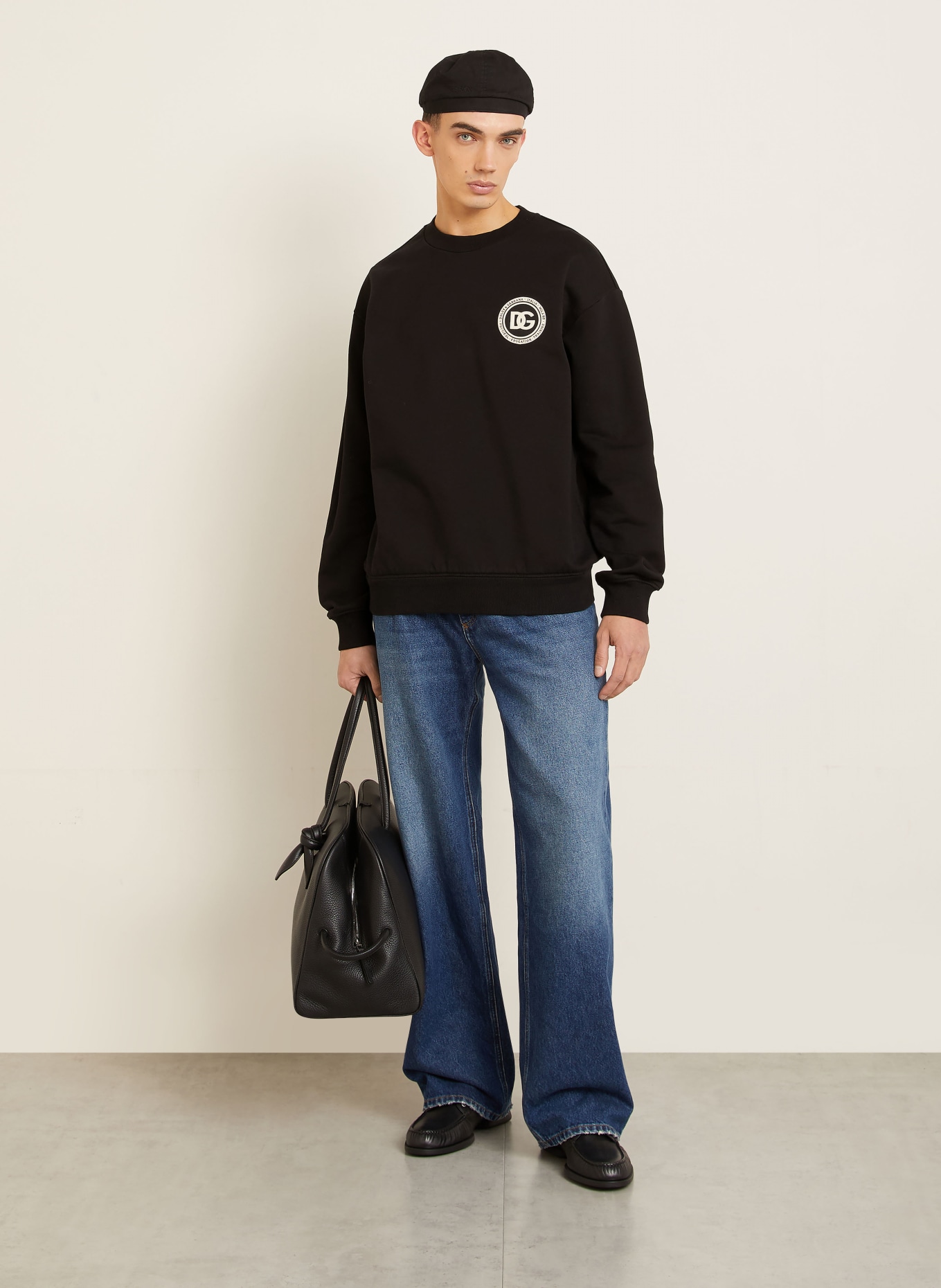 DOLCE & GABBANA bluza: CZARNY