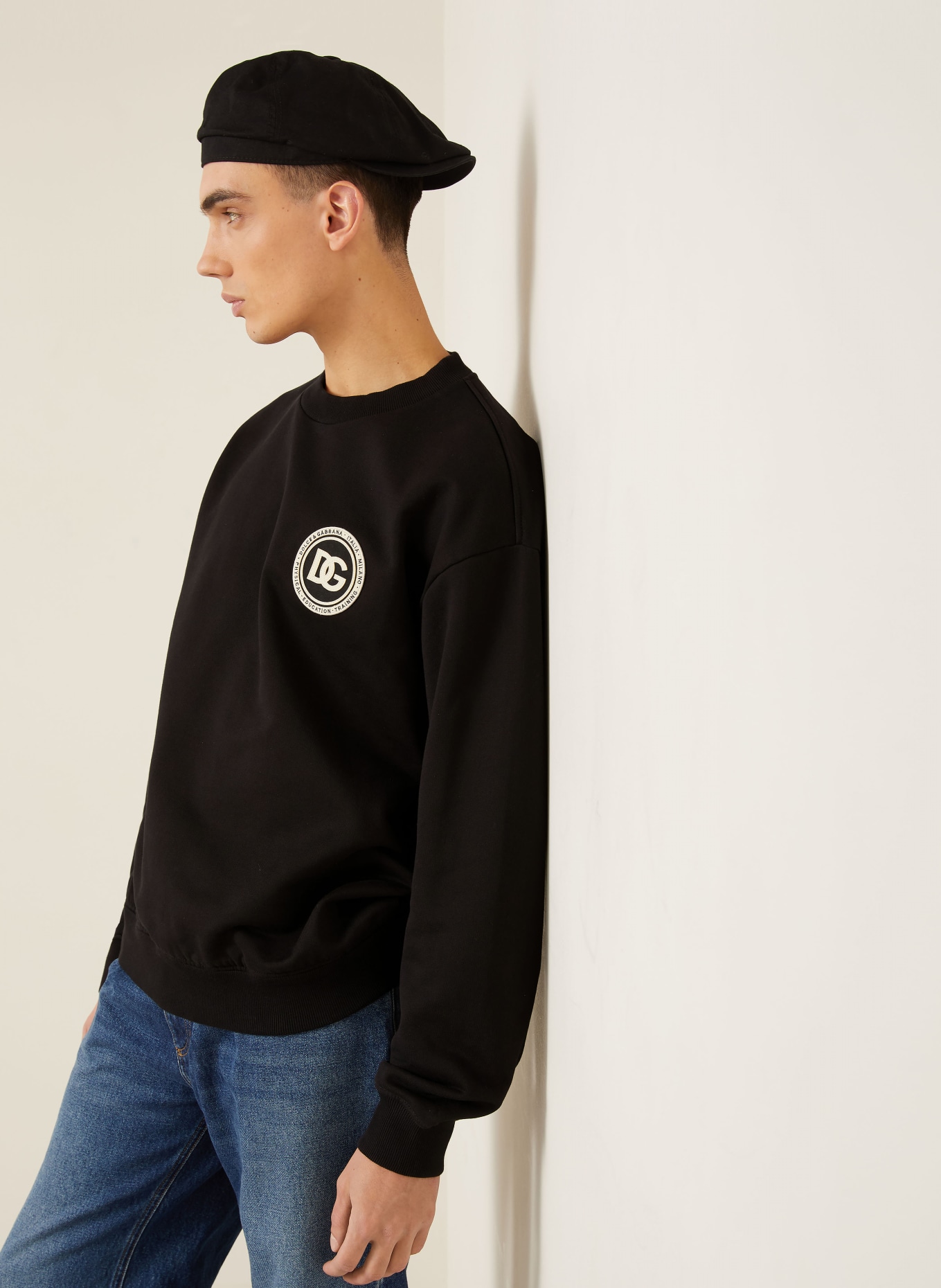 DOLCE & GABBANA bluza: CZARNY