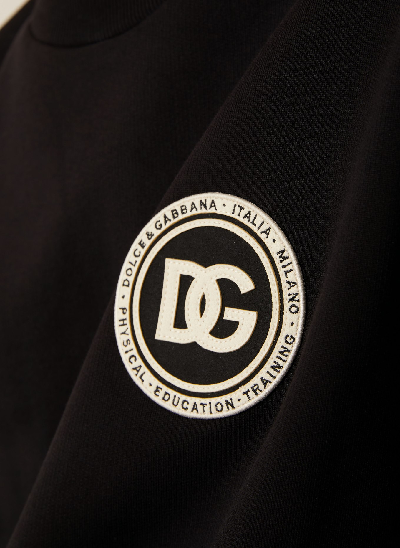 DOLCE & GABBANA bluza: CZARNY