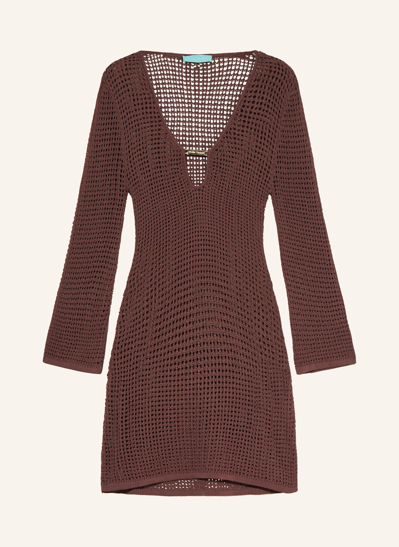 MELISSA ODABASH Sukienka plażowa ELLIS z wycięciem: BRĄZOWY