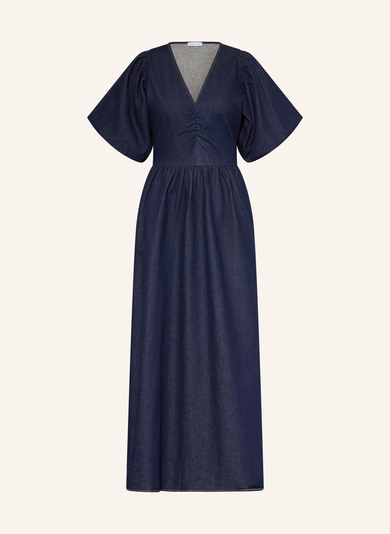 MRS & HUGS Jeanskleid: DUNKELBLAU