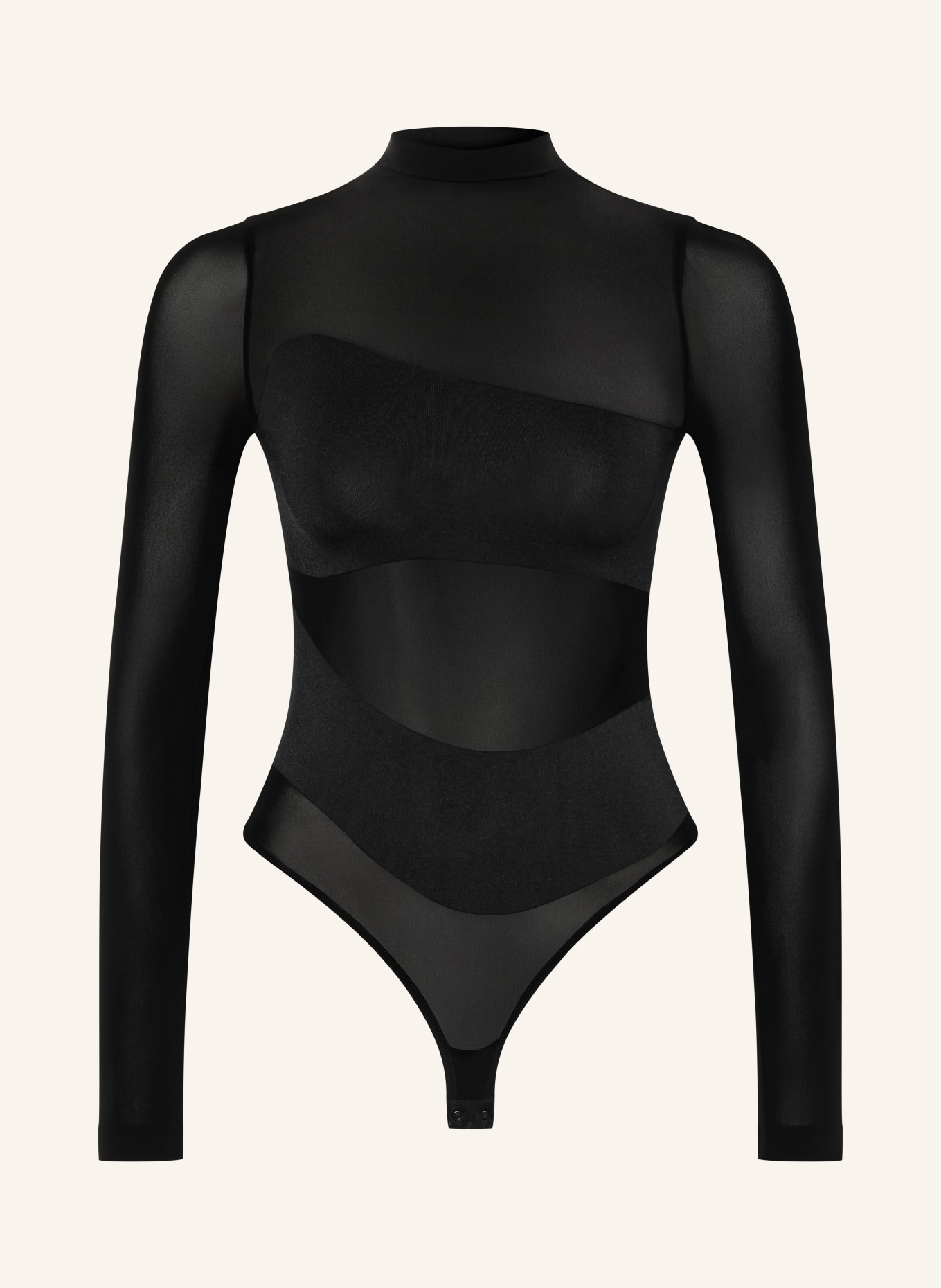 Wolford SHADE string bodysuit: BLACK