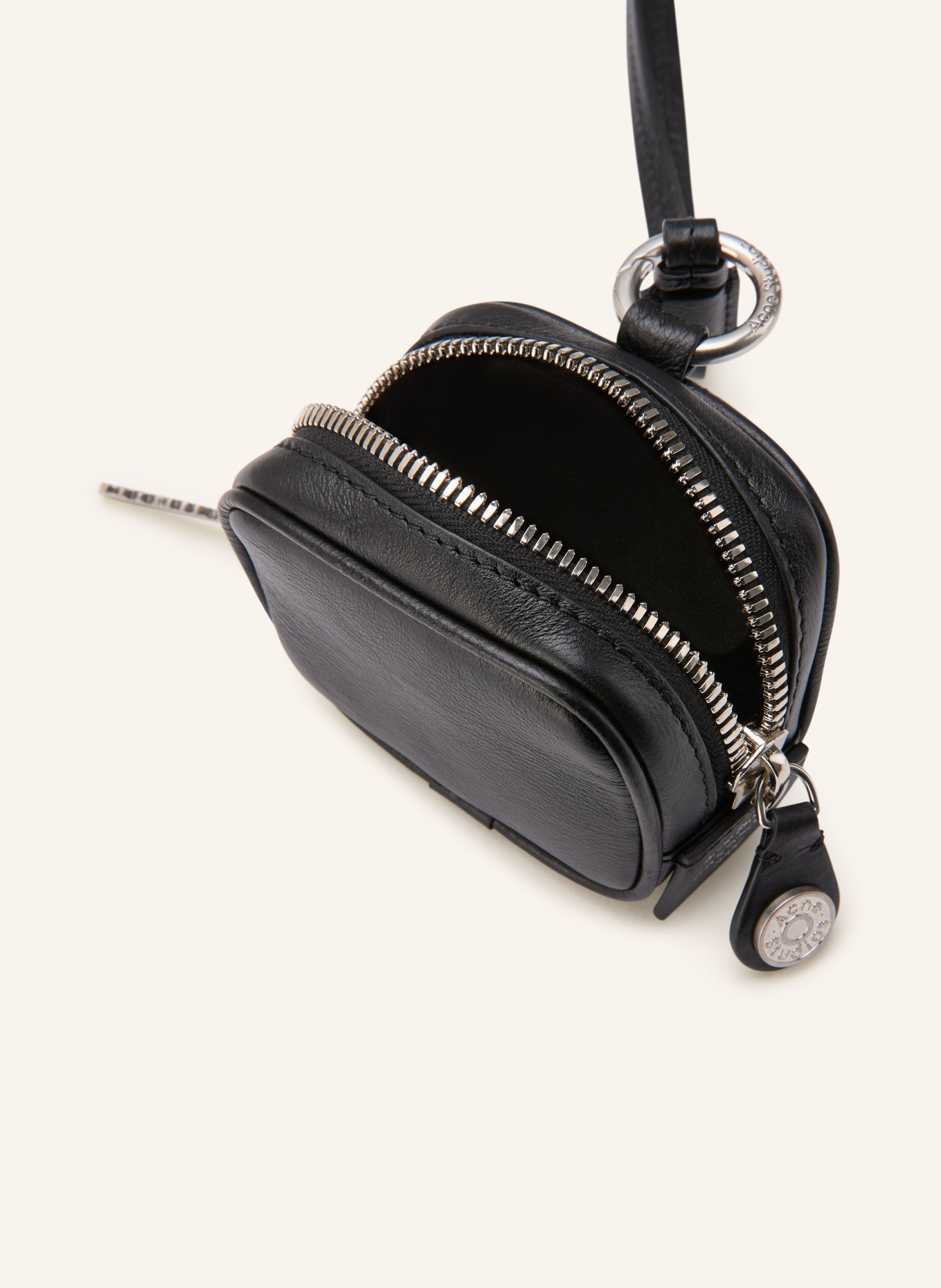 Acne Studios Micro Bag CAMERO: BLACK / SILVER