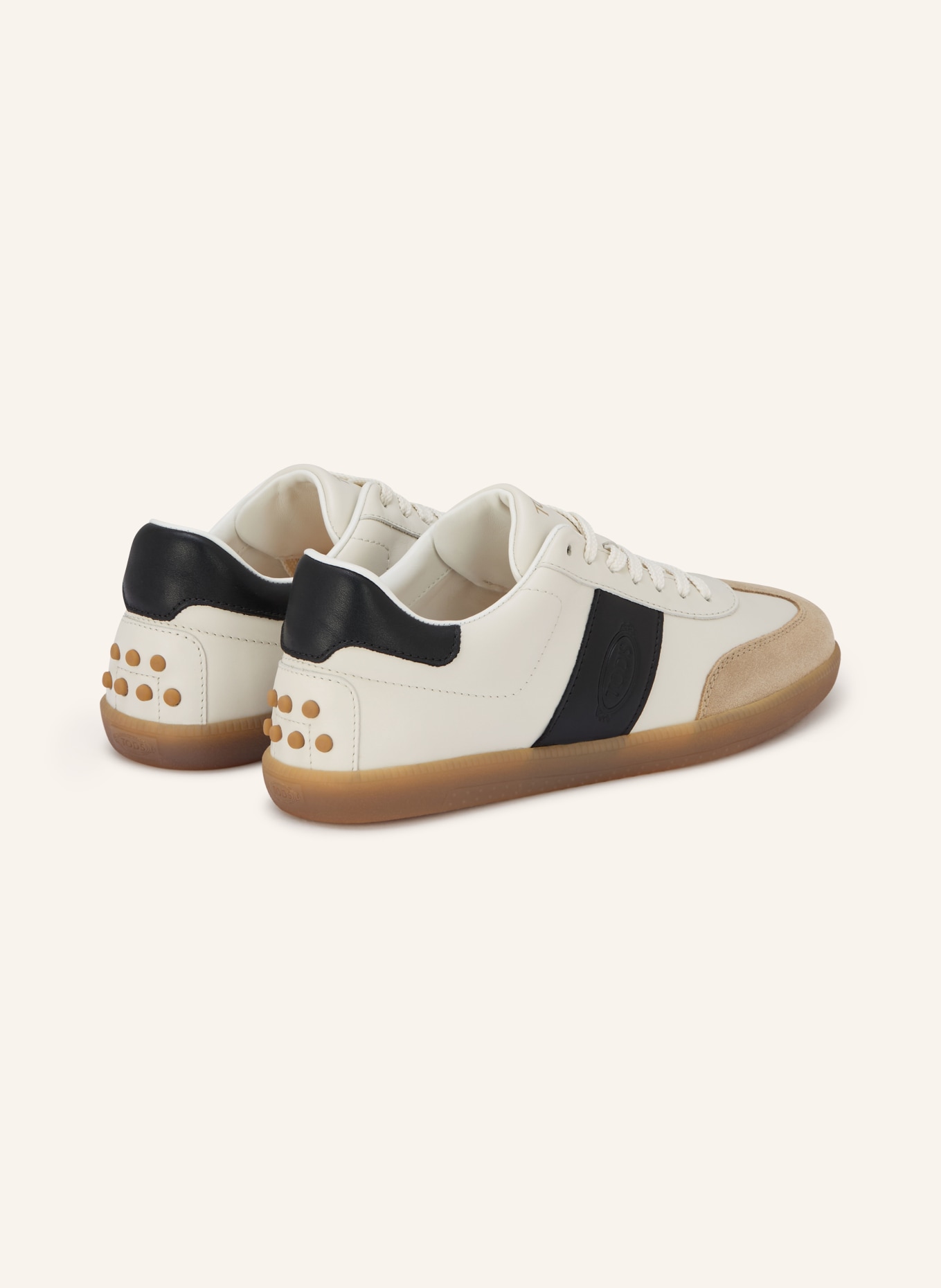 TOD'S sneaker: CREAM / BEIGE / BLACK