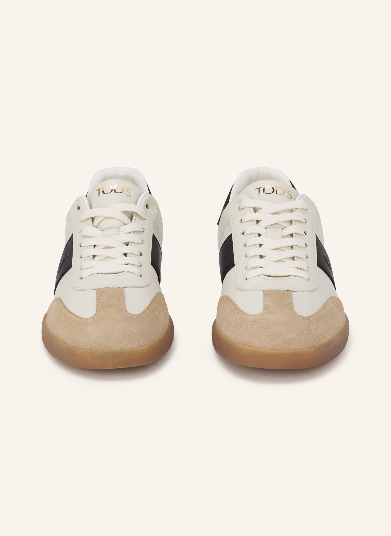 TOD'S sneaker: CREAM / BEIGE / BLACK