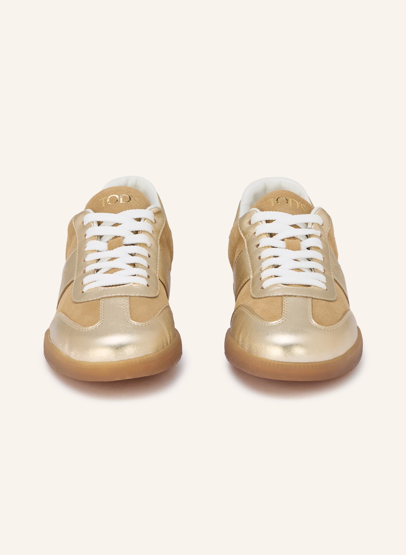 TOD'S Sneaker: HELLBRAUN / GOLD