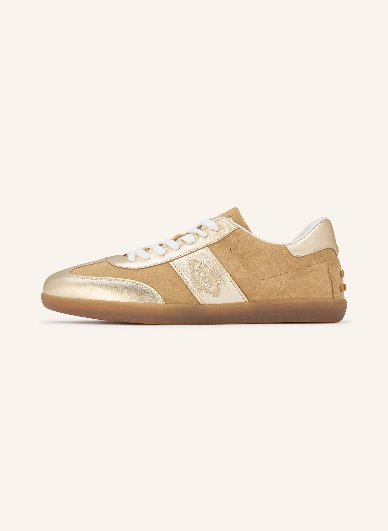 TOD'S Sneaker: HELLBRAUN / GOLD