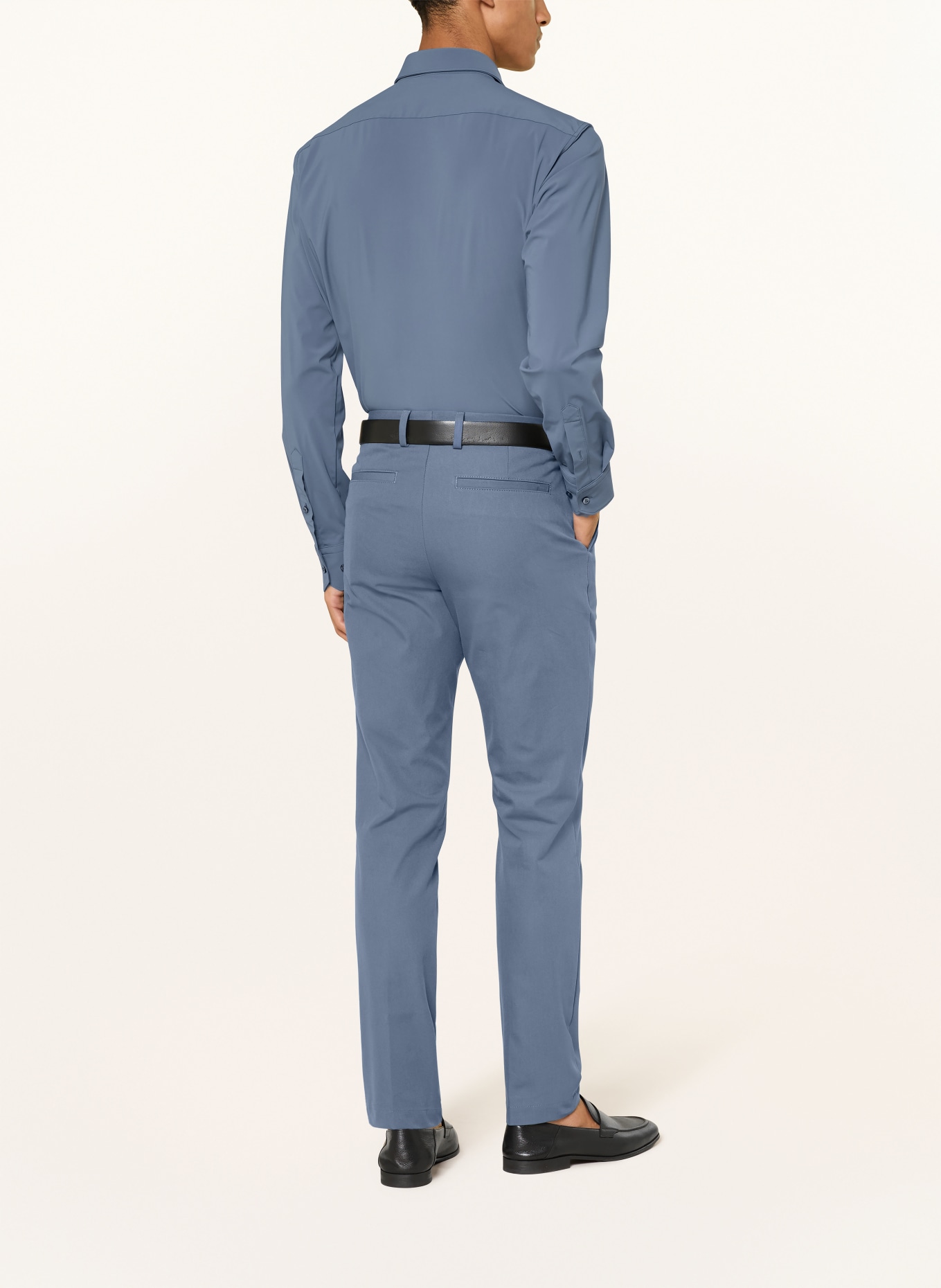 BOSS JOE Regular Fit Shirt: BLUE GRAY