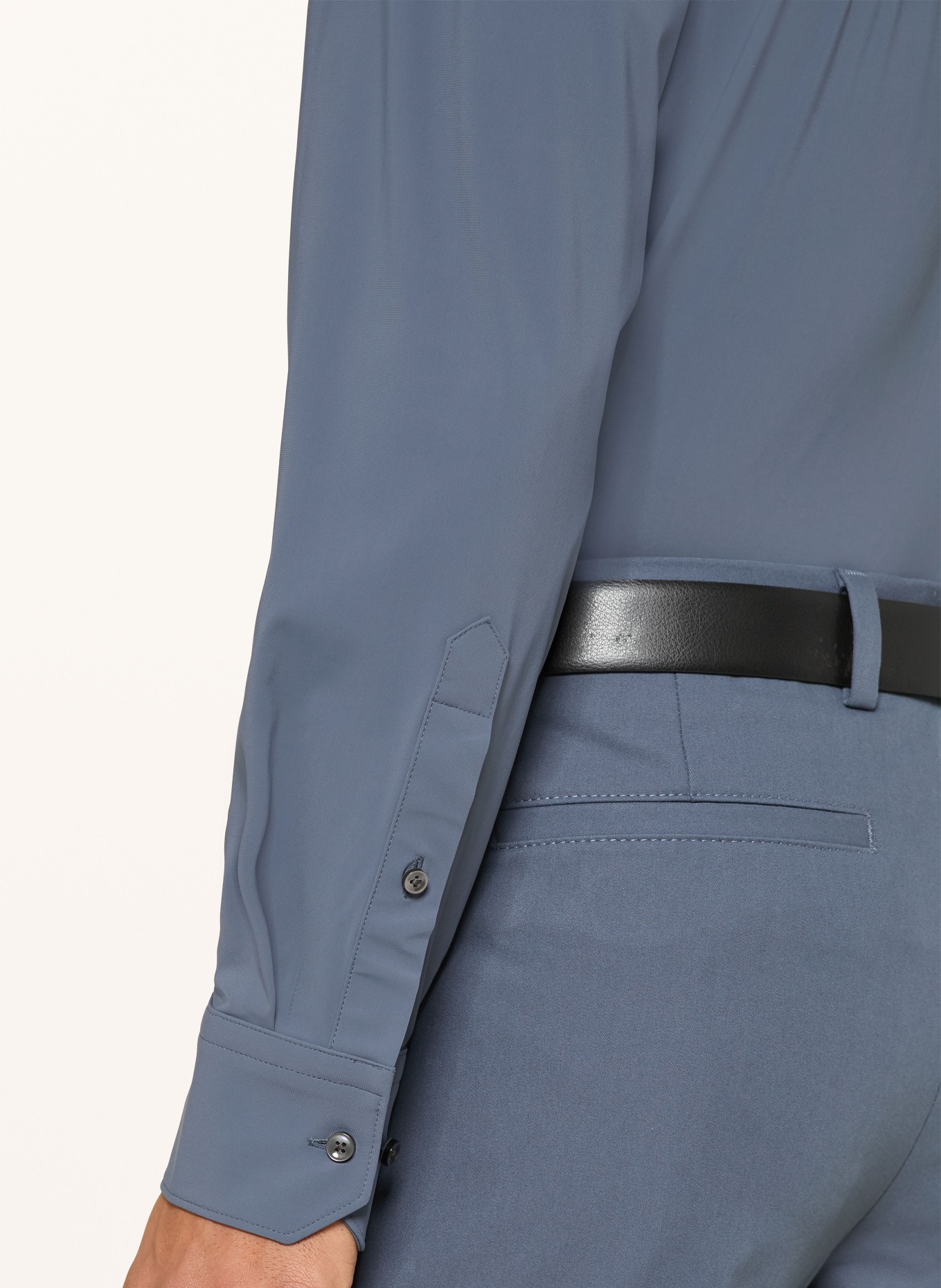 BOSS JOE Regular Fit Shirt: BLUE GRAY