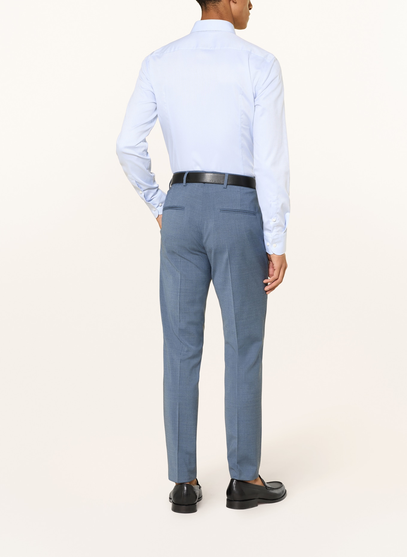 BOSS HANK Slim Fit Shirt: LIGHT BLUE