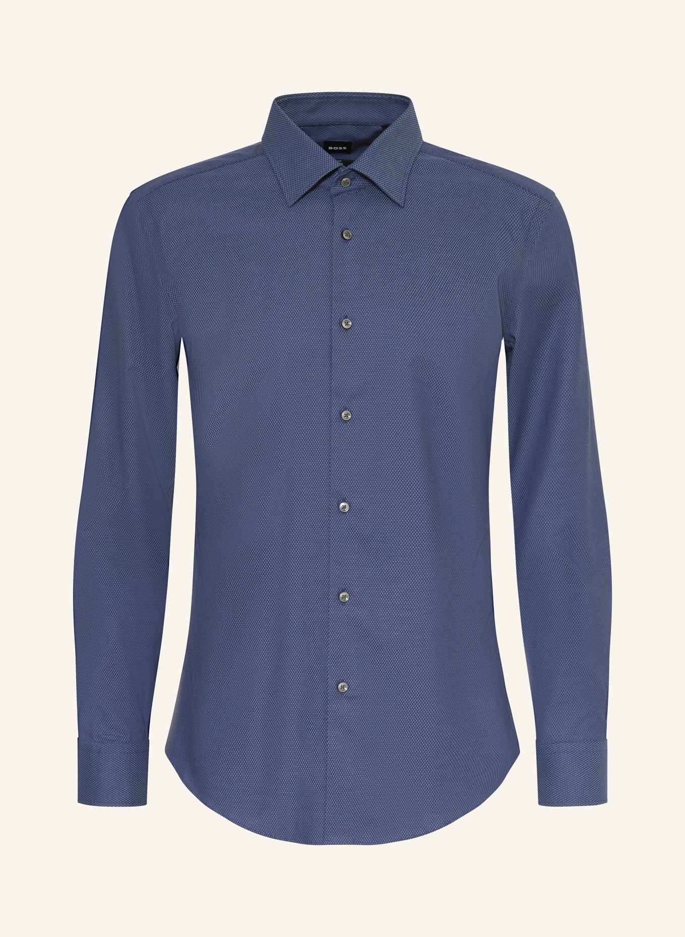 BOSS HANK Slim Fit Shirt: DARK BLUE