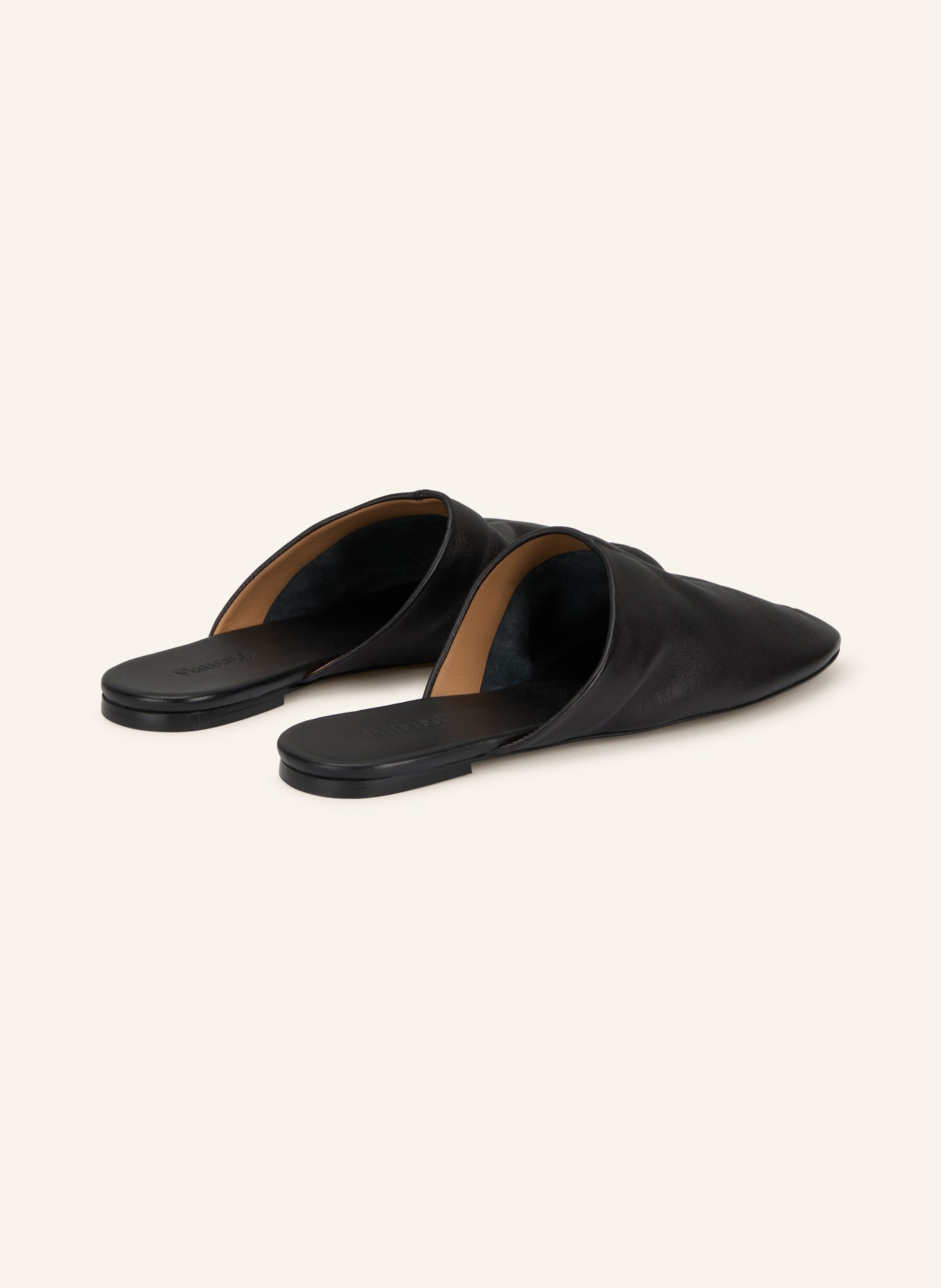 Flattered Pantofle MAURINE: ČERNÁ