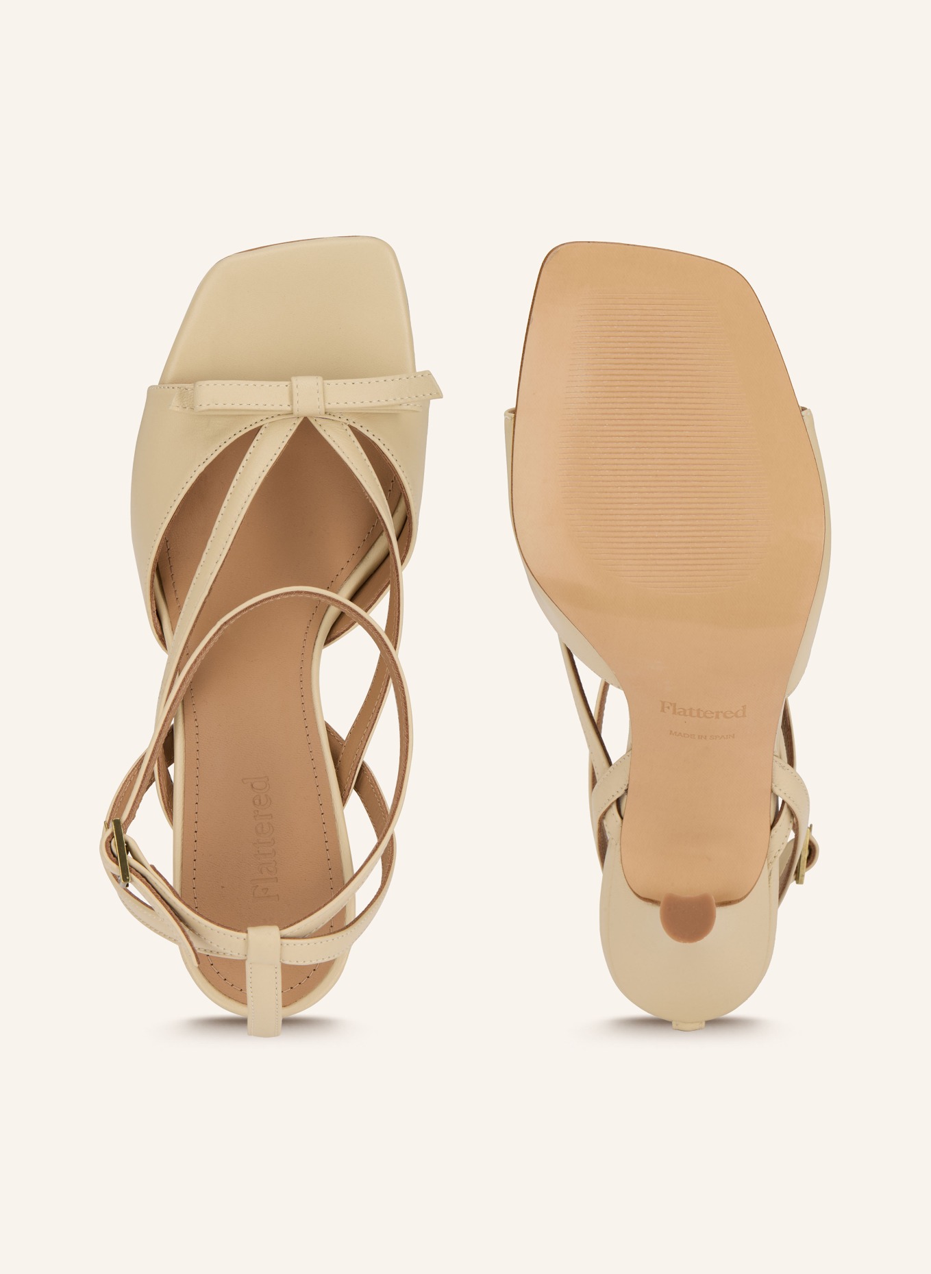 Flattered MARGO sandals: BEIGE