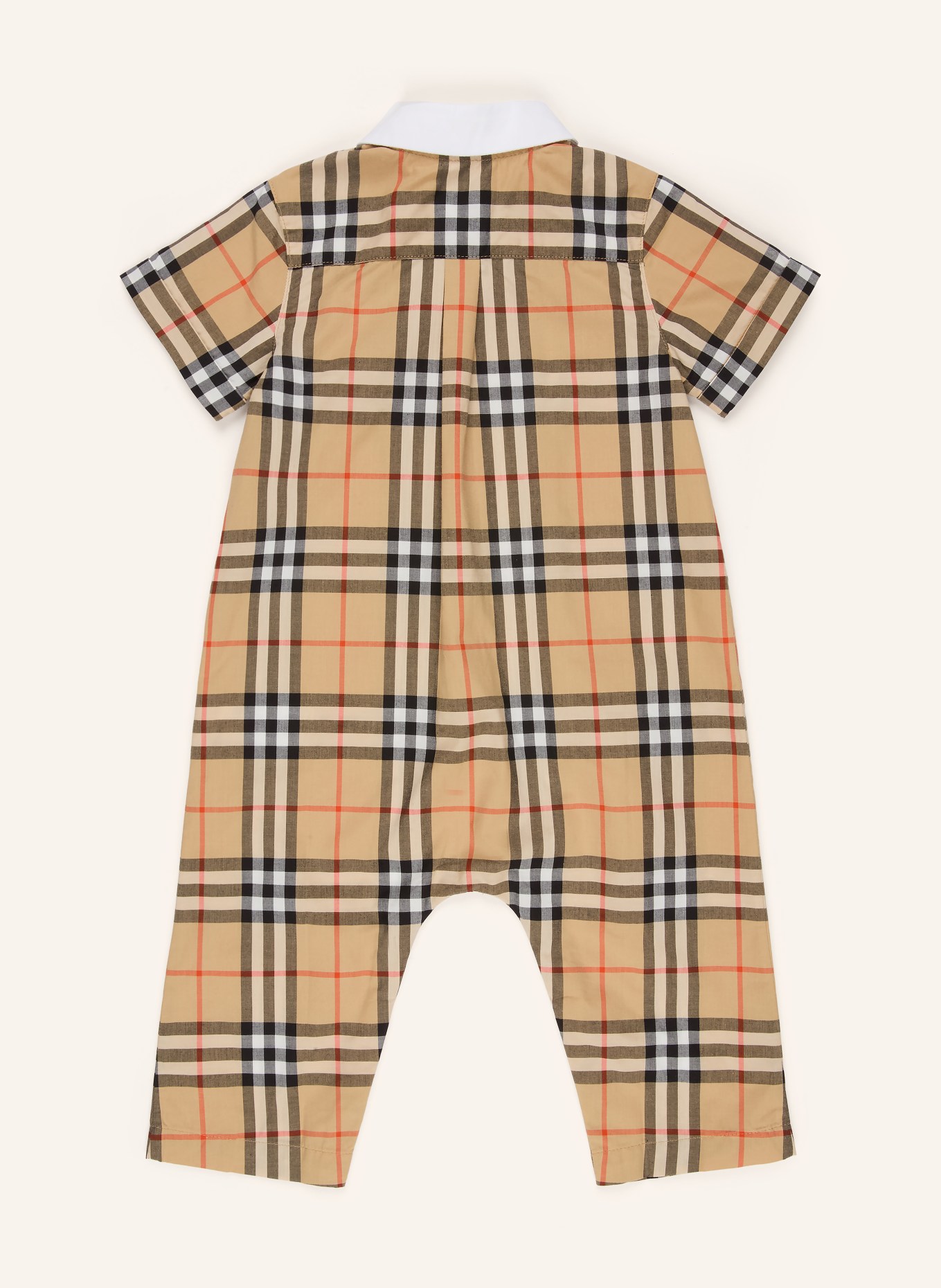 BURBERRY Romper suit ANDREAS: CAMEL / WHITE / BLACK