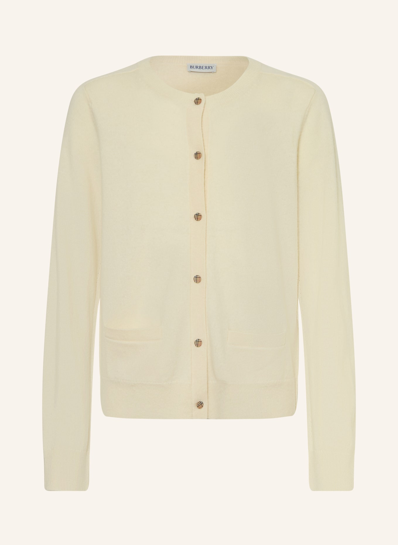 BURBERRY AILSA cardigan: ECRU