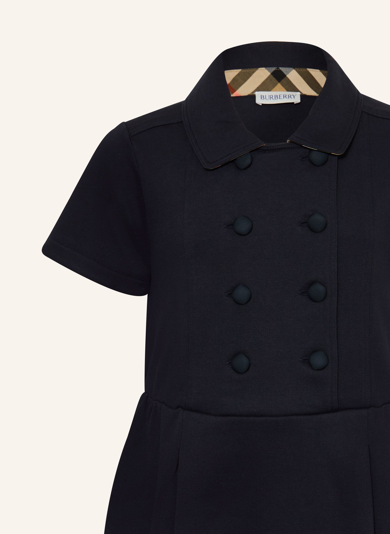 BURBERRY ELVIE sweatshirt dress: DARK BLUE
