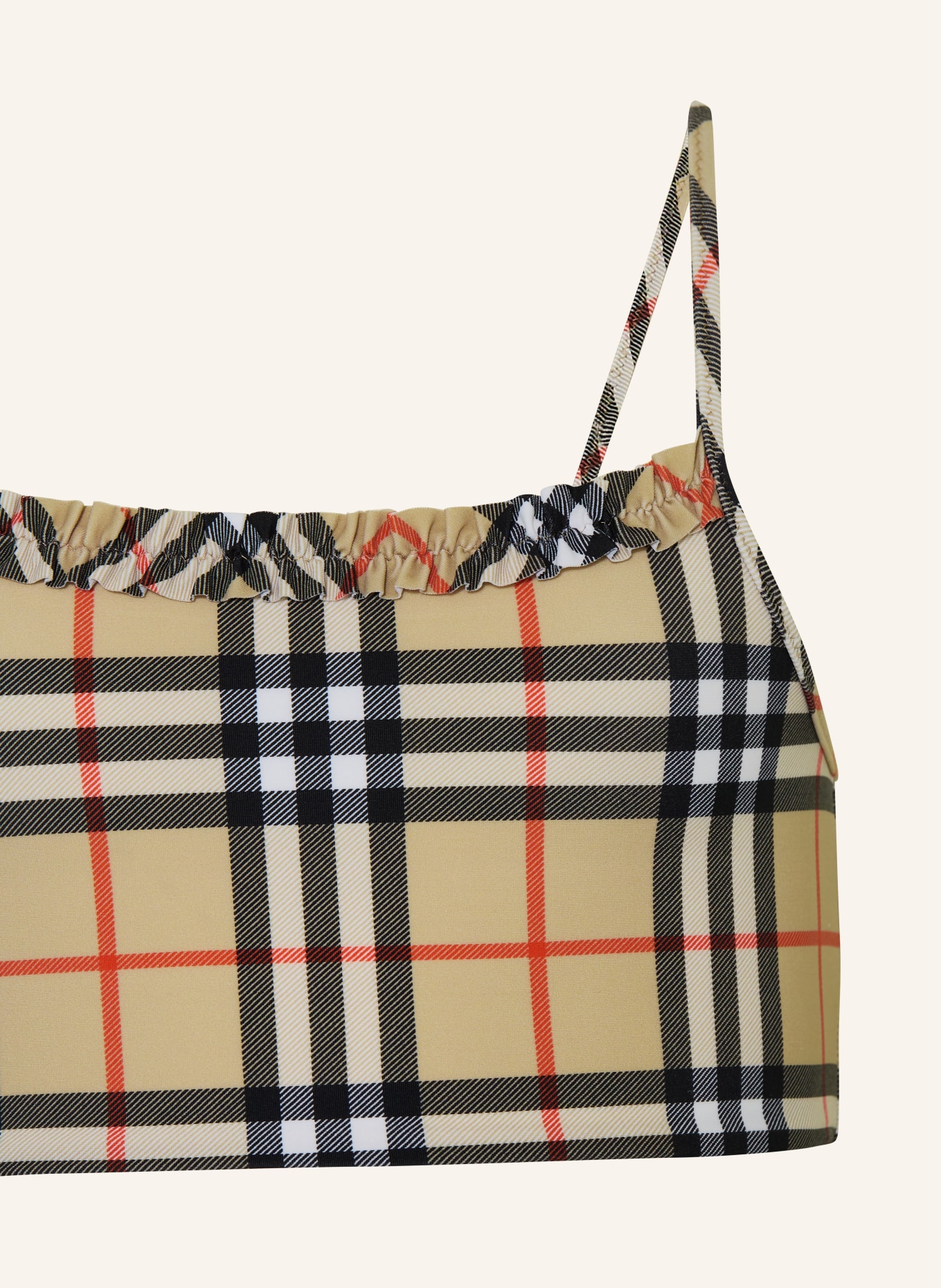 BURBERRY Bikini z gorsetem BABETTE: CAMELOWY / CZERWONY / CZARNY