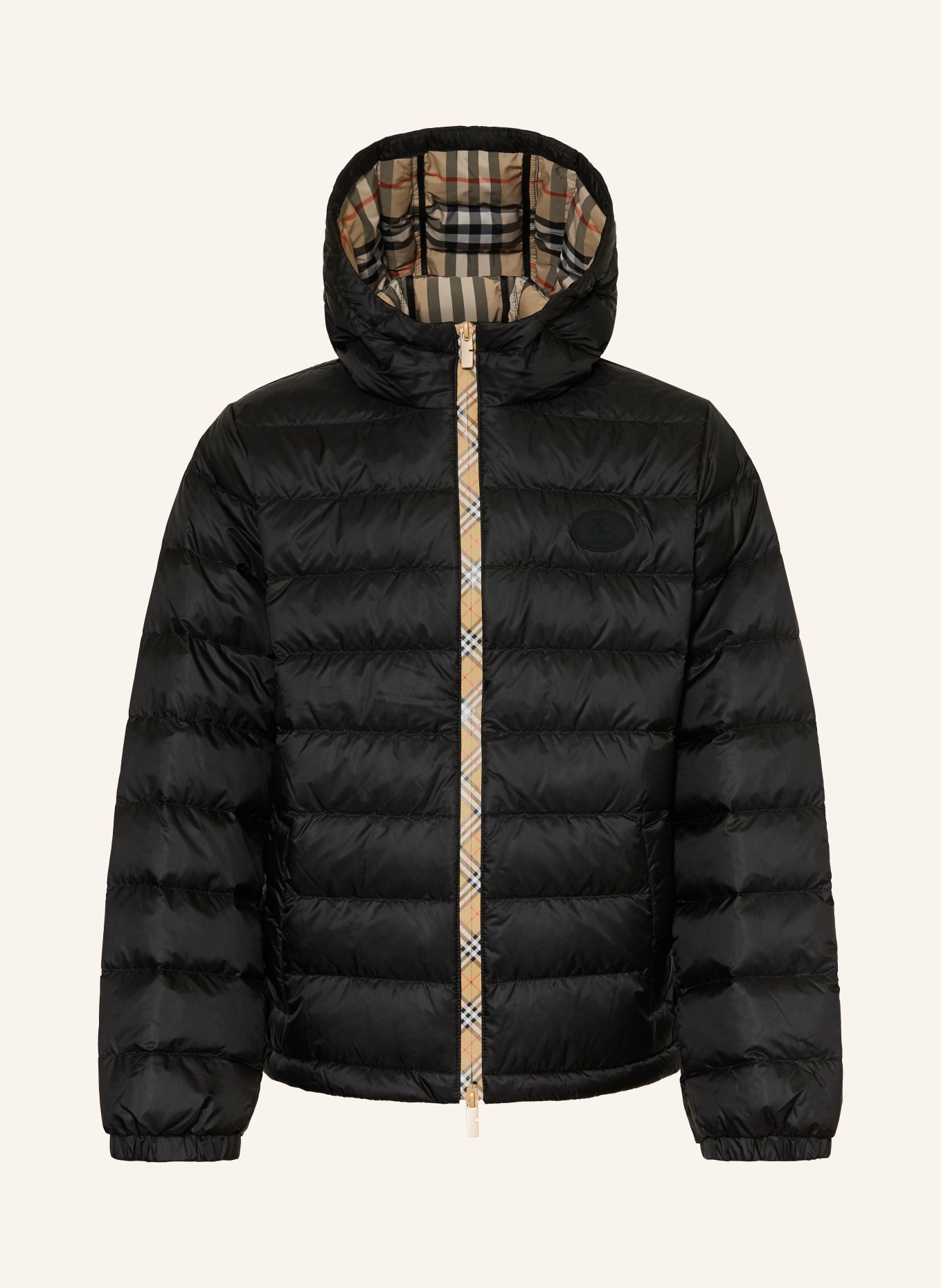 BURBERRY Lightweight-Daunenjacke HENRY: SCHWARZ / SCHWARZ