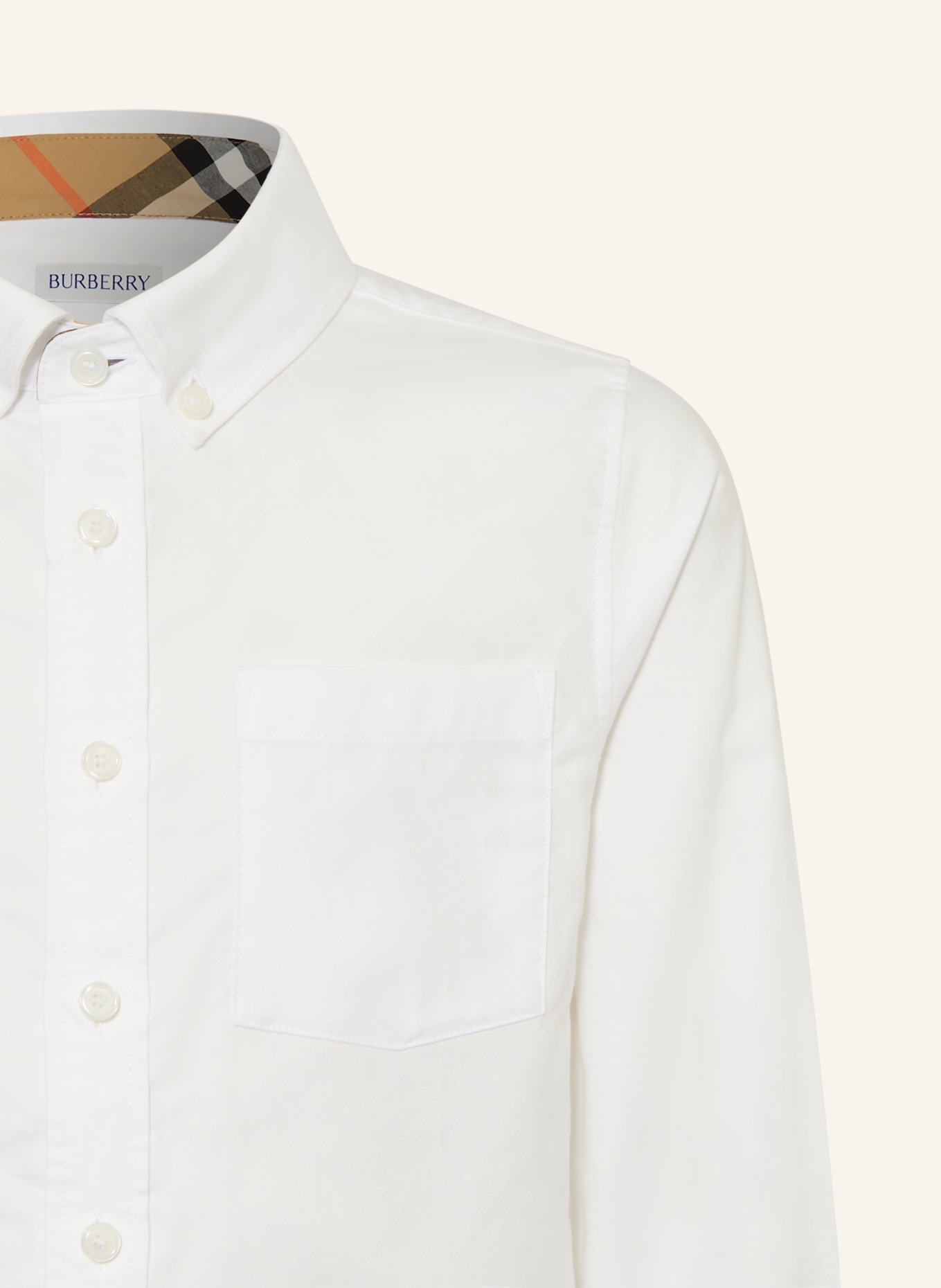 BURBERRY Hemd OWEN: WEISS