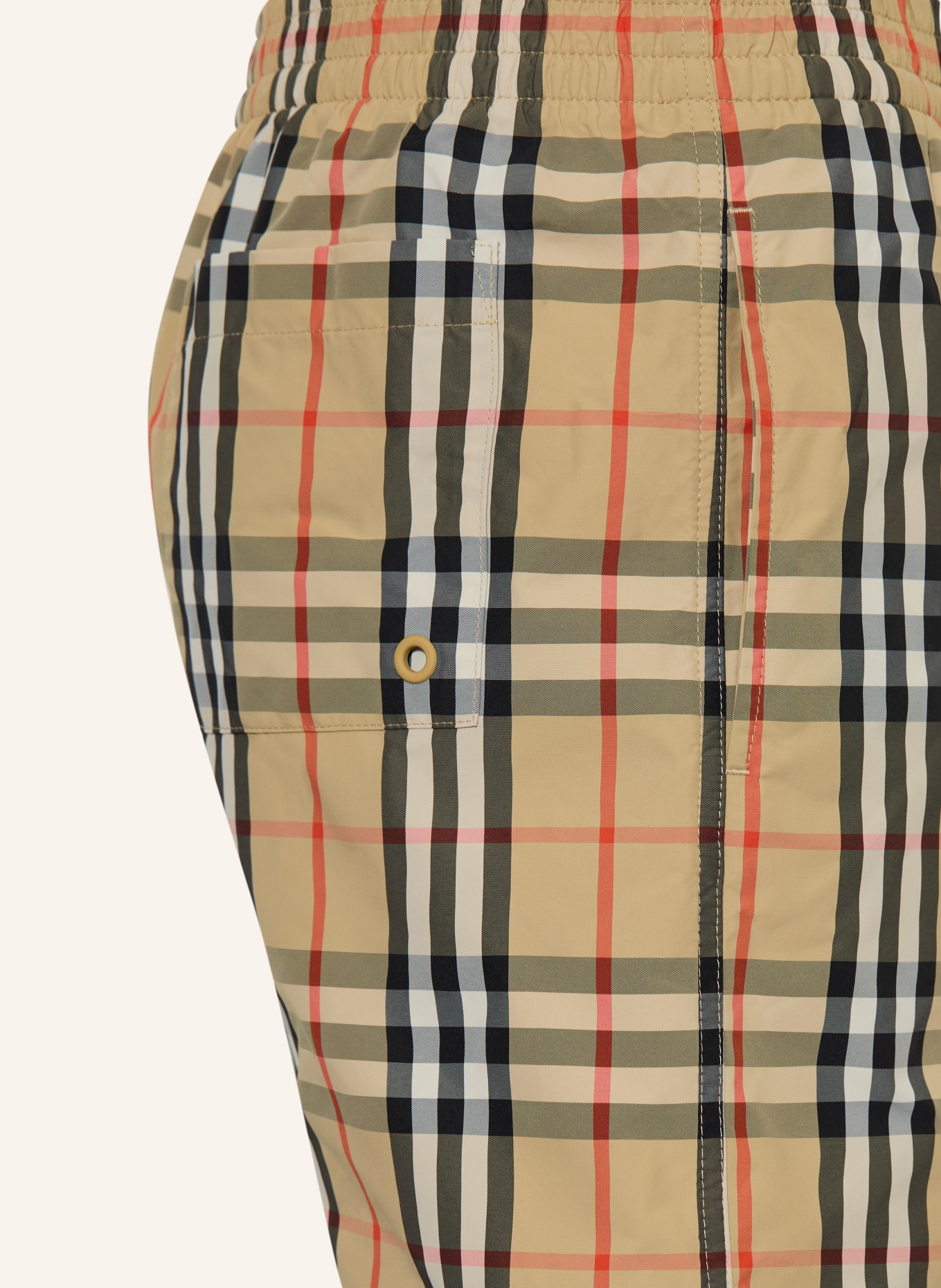 BURBERRY szorty kąpielowe: BEŻOWY / CZERWONY / CZARNY