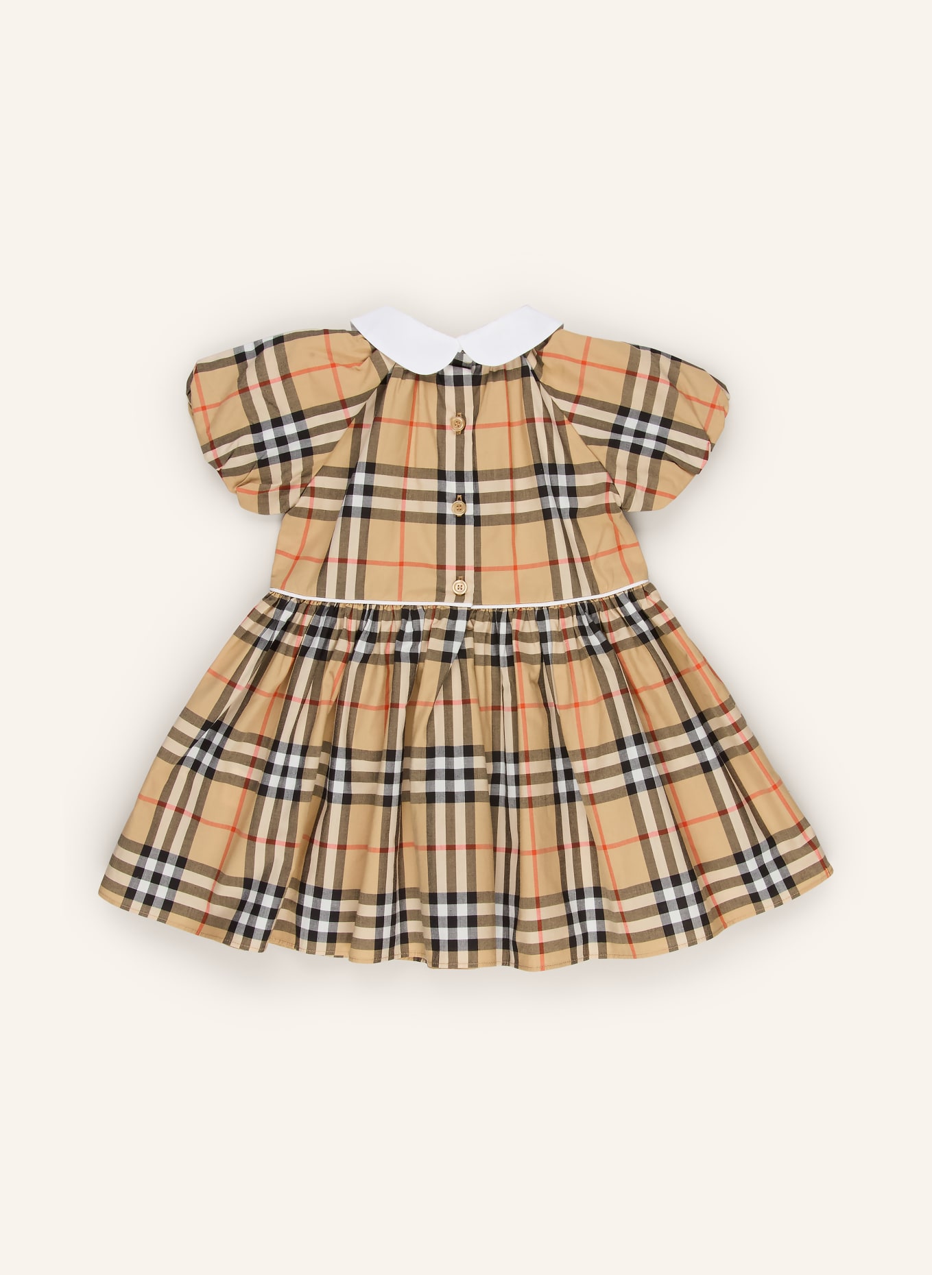 BURBERRY Zestaw: sukienka i spodnie: BEŻOWY / CZERWONY / CZARNY