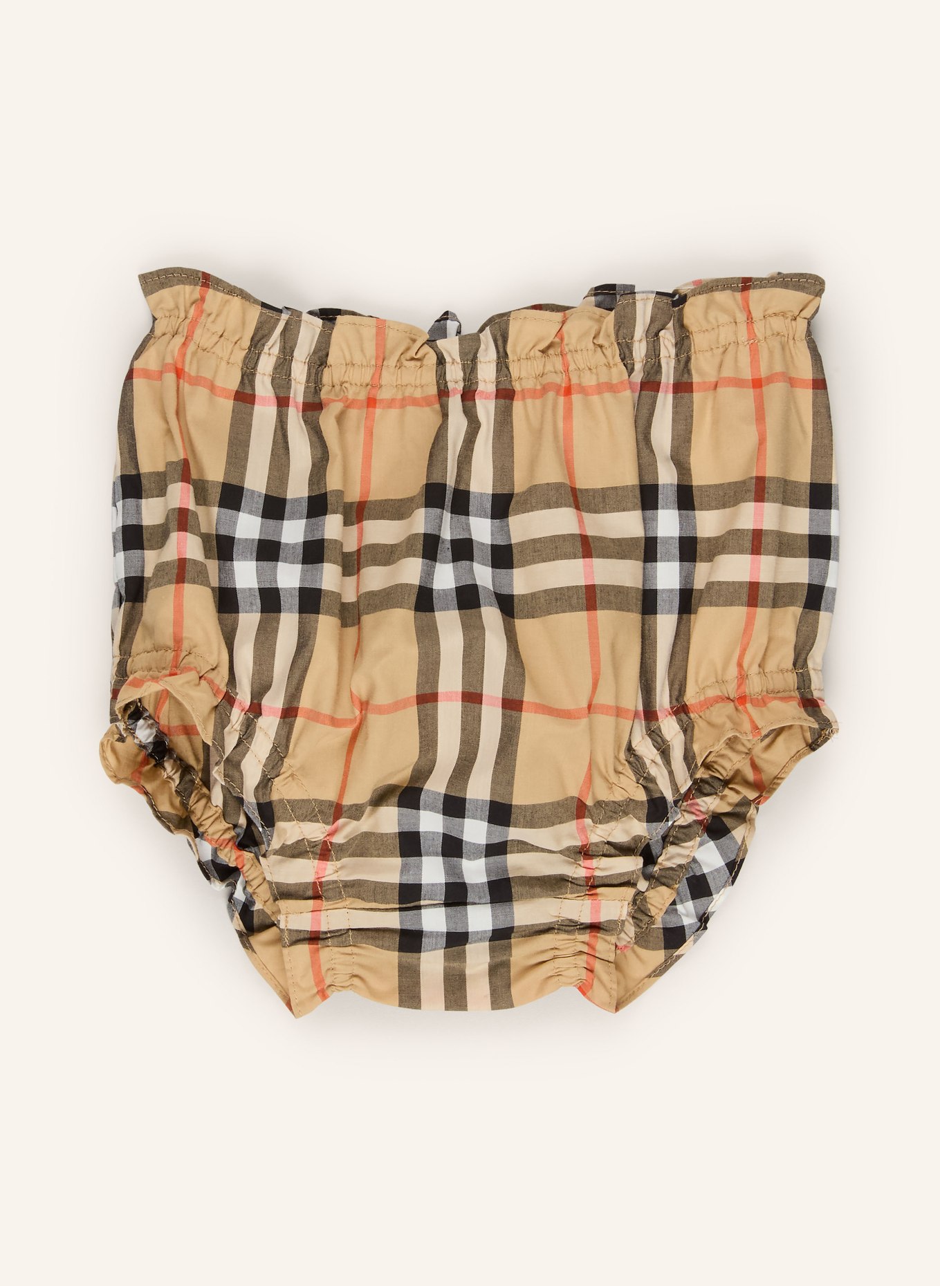 BURBERRY Zestaw: sukienka i spodnie: BEŻOWY / CZERWONY / CZARNY