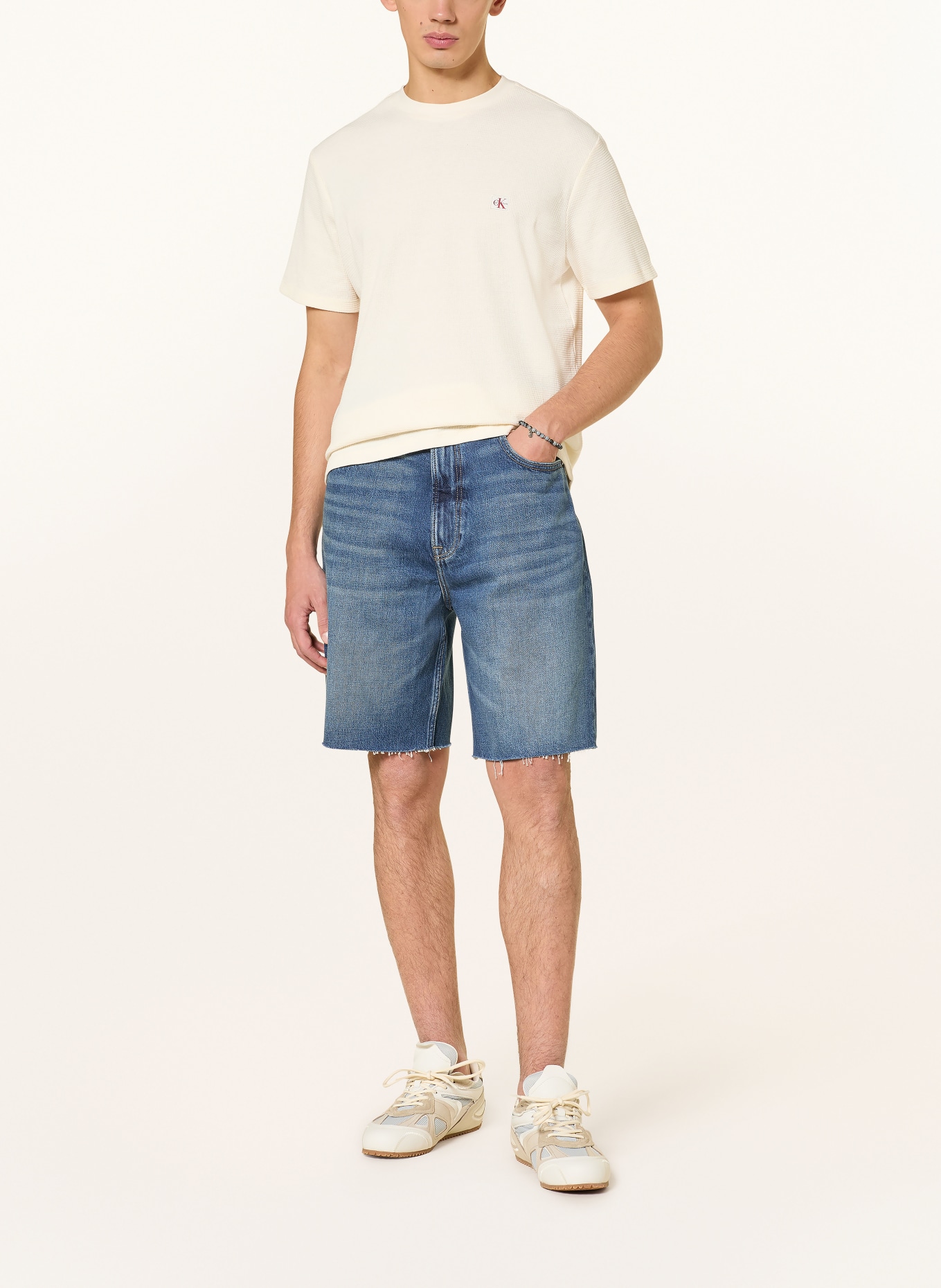 Calvin Klein Jeans Jeansshorts GREENWOOD: BLAU