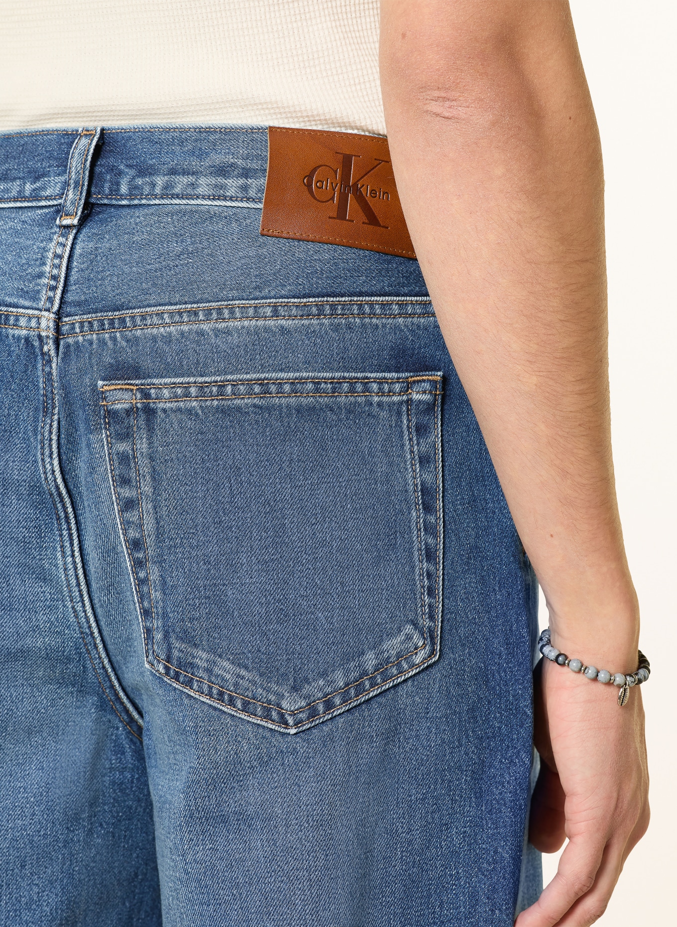 Calvin Klein Jeans Jeansshorts GREENWOOD: BLAU