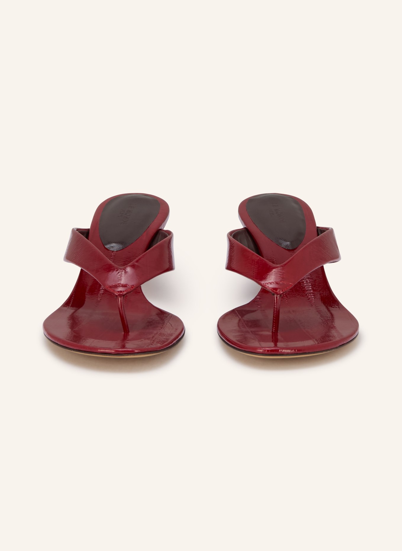 LE MONDE BÉRYL Zehentrenner: DUNKELROT