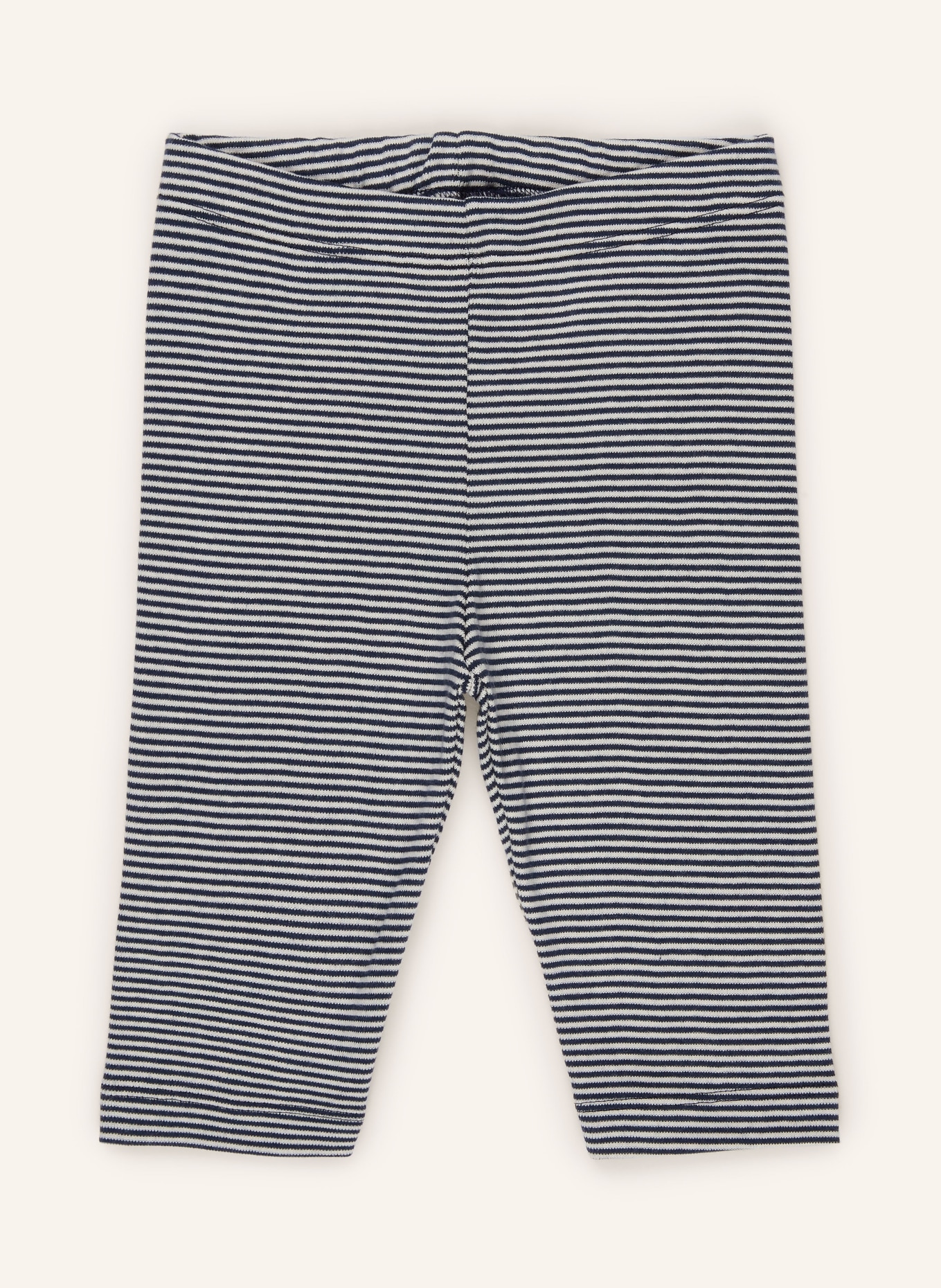 Sanetta Leggings: DUNKELBLAU / CREME