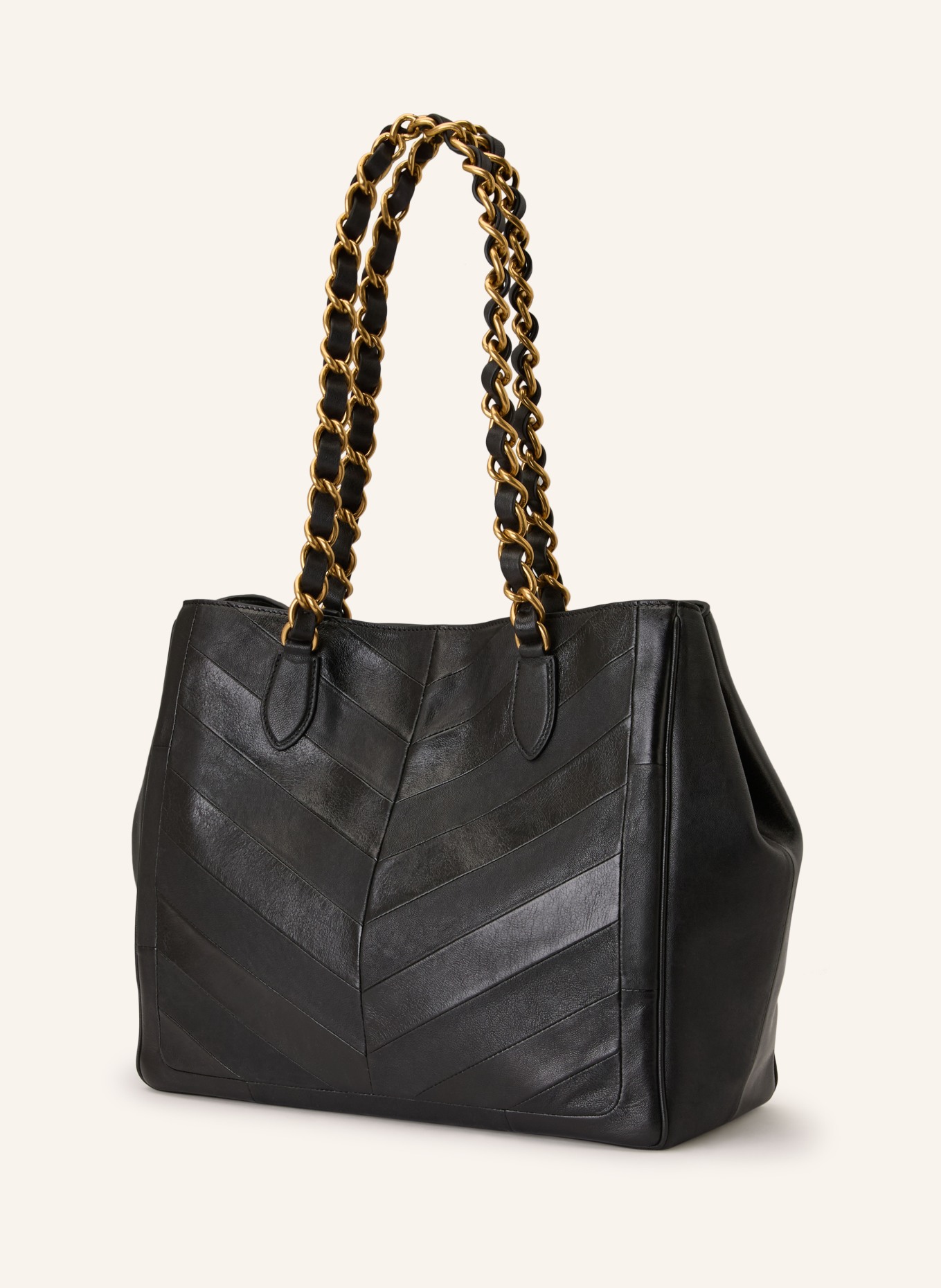 VALENTINO GARAVANI Torba na zakupy LASEINE: CZARNY / ZŁOTY