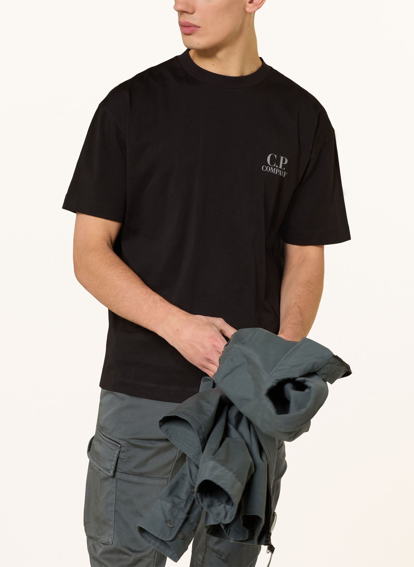 C.P. COMPANY T-Shirt: SCHWARZ