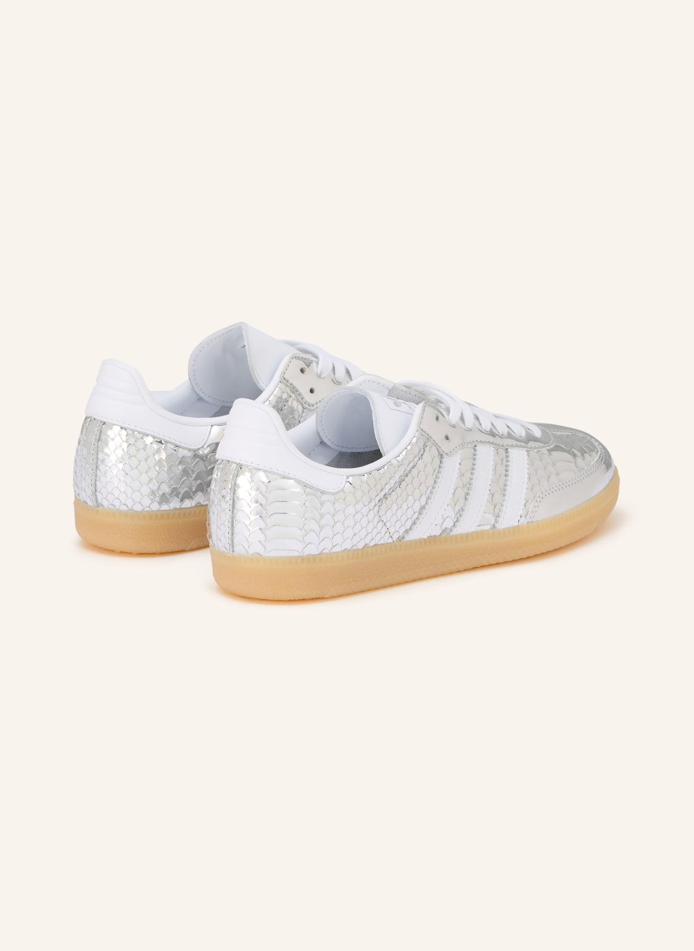 adidas Originals Sneaker SAMBA OG: SILBER / WEISS