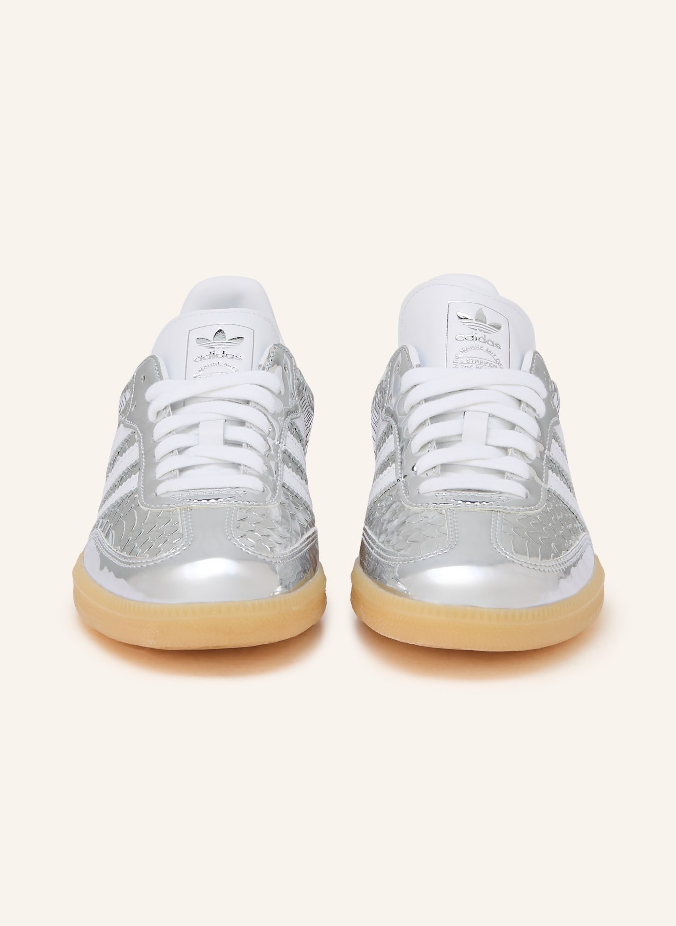 adidas Originals Sneaker SAMBA OG: SILBER / WEISS