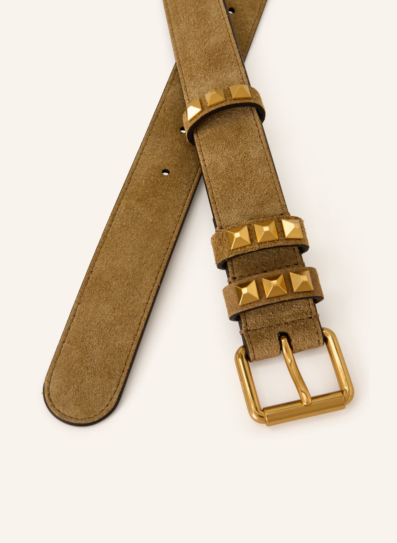 VALENTINO GARAVANI Ledergürtel: KHAKI