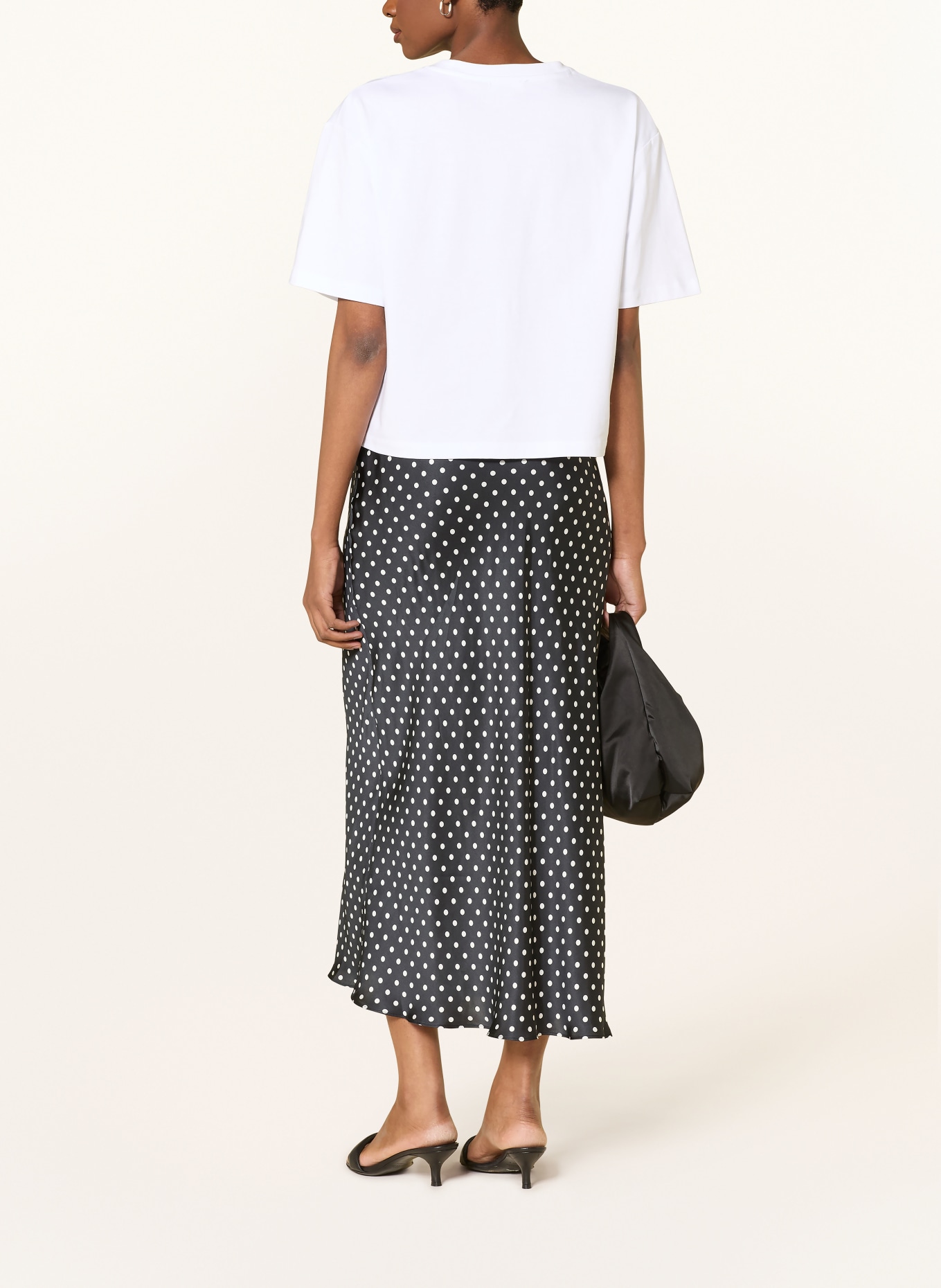 darling harbour T-Shirt mit Schmuckperlen: WHITE