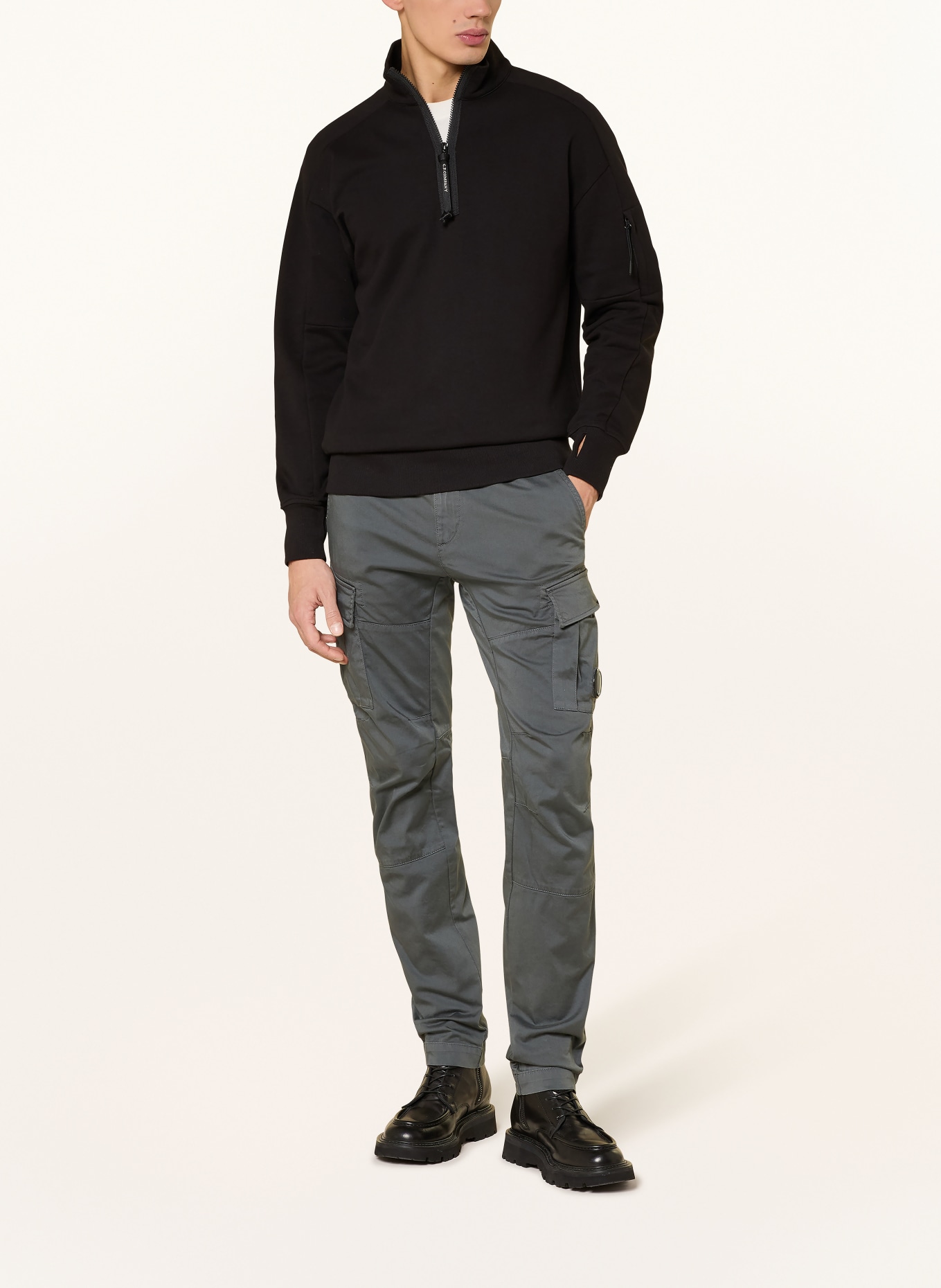 C.P. COMPANY Sweat-Troyer: SCHWARZ