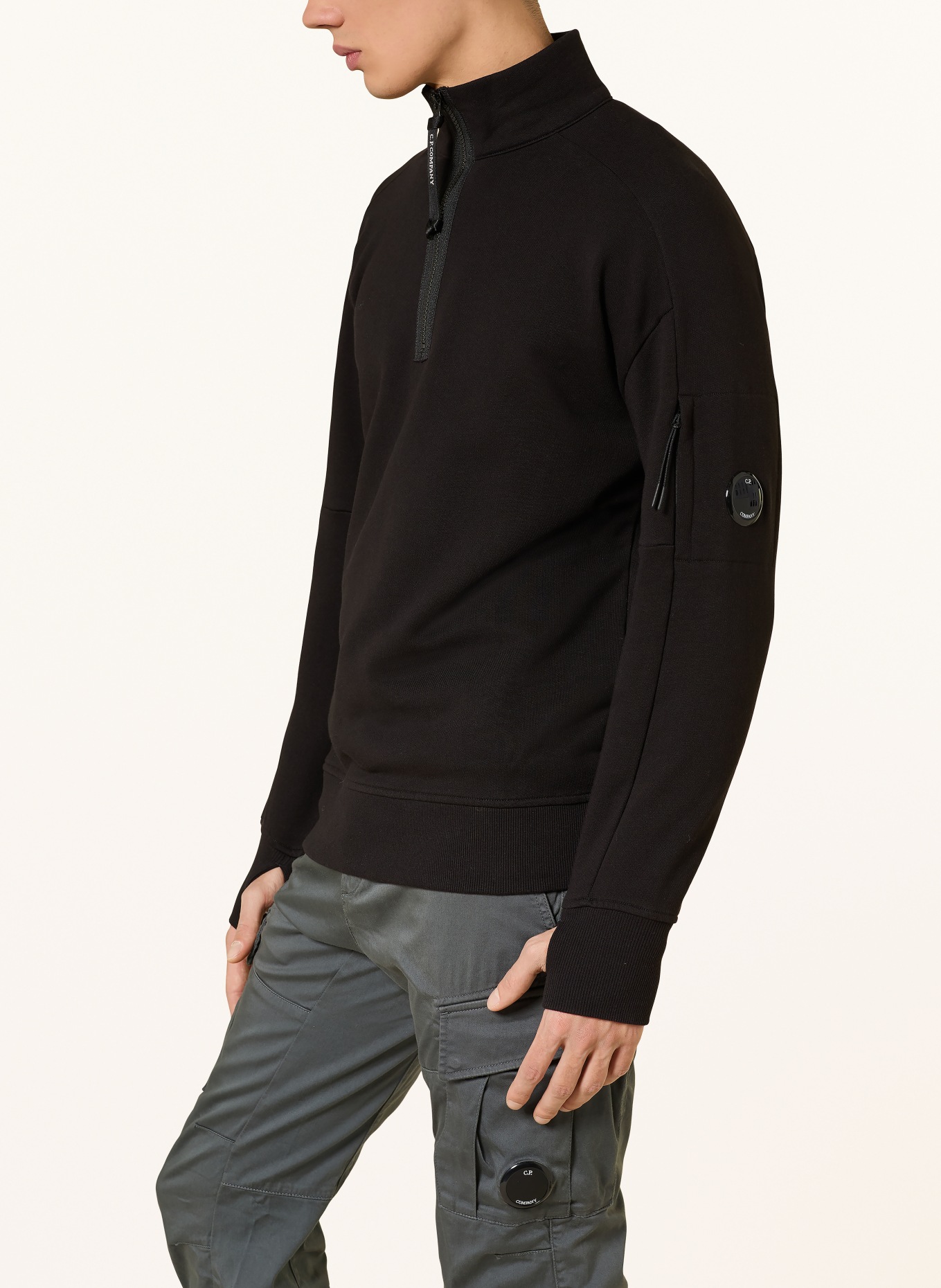 C.P. COMPANY Sweat-Troyer: SCHWARZ