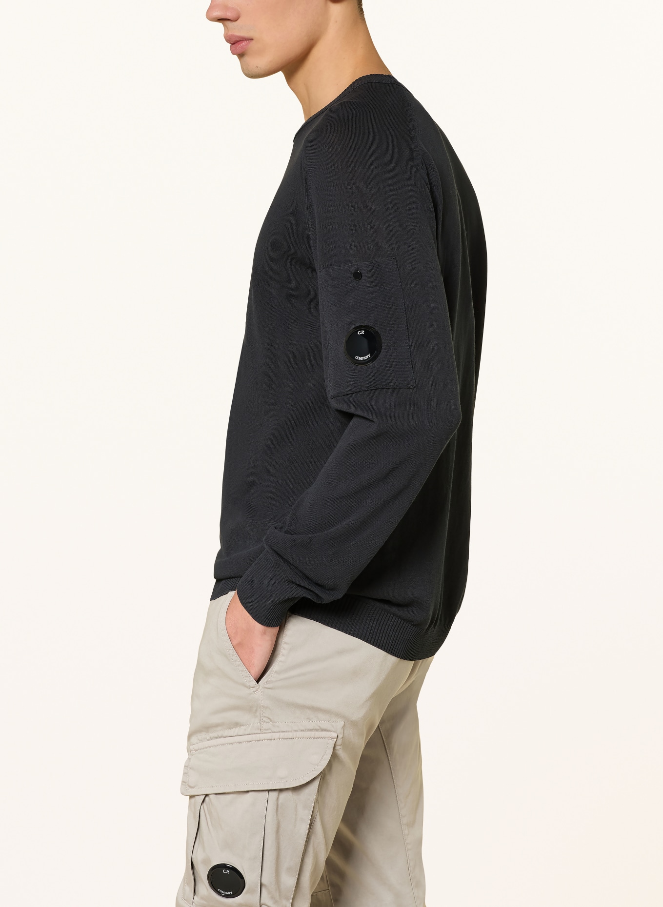 C.P. COMPANY sweater: BLACK