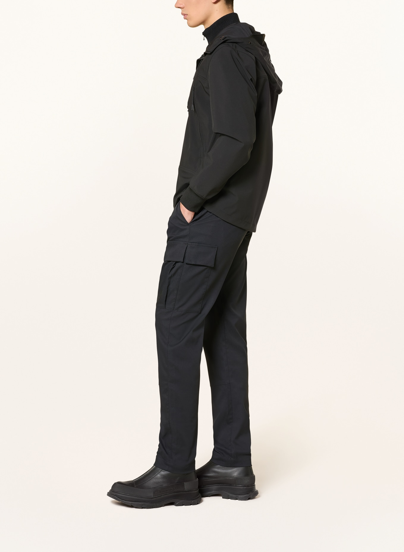 C.P. COMPANY Kurtka softshellowa: CZARNY