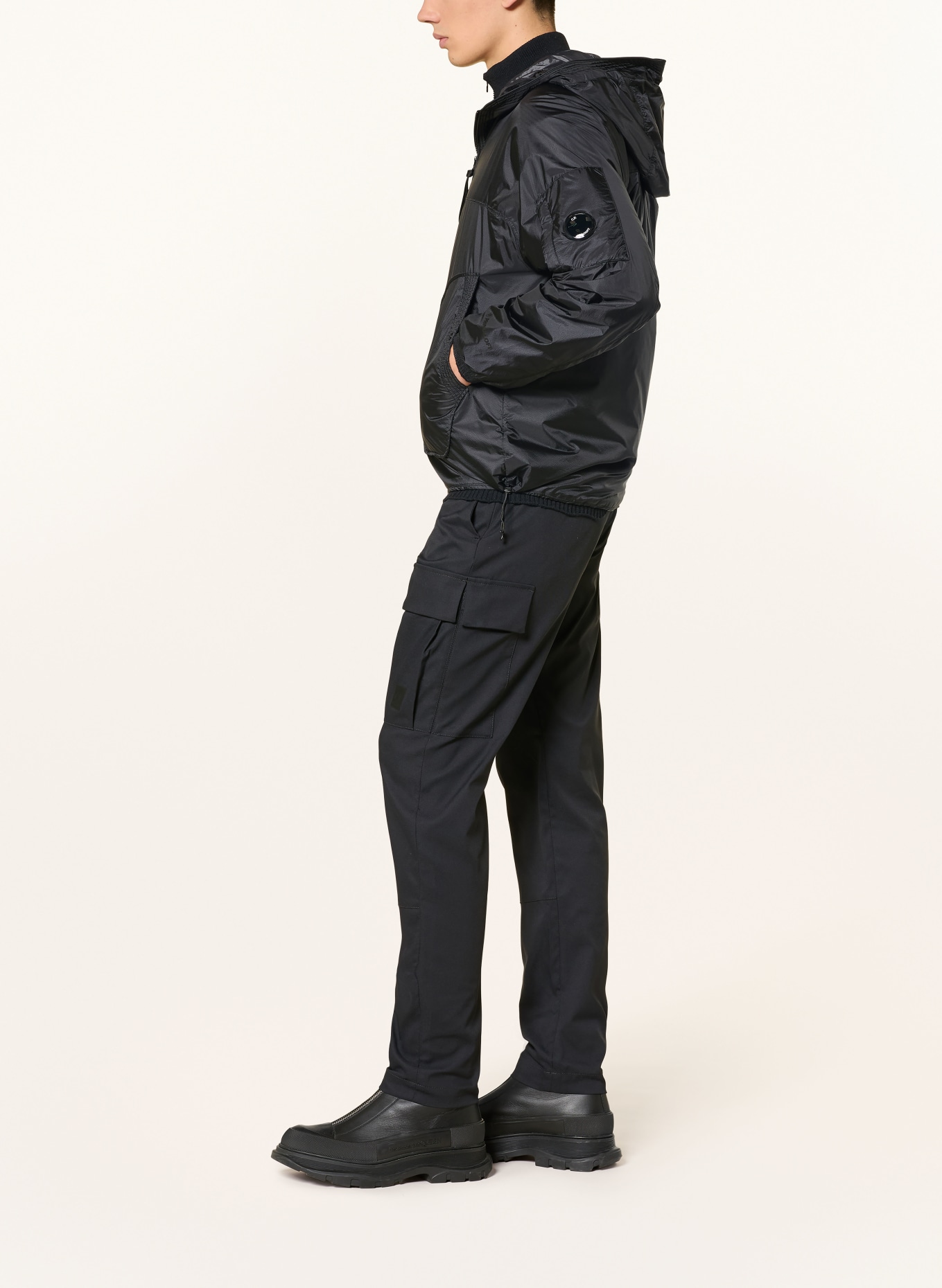 C.P. COMPANY jacket: BLACK