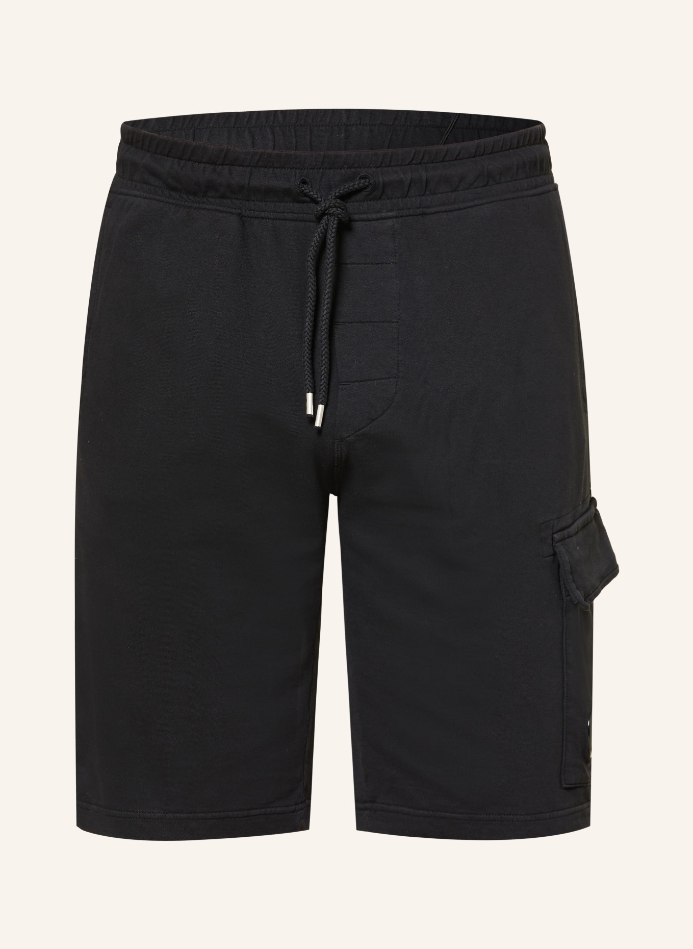 C.P. COMPANY sweat shorts: BLACK